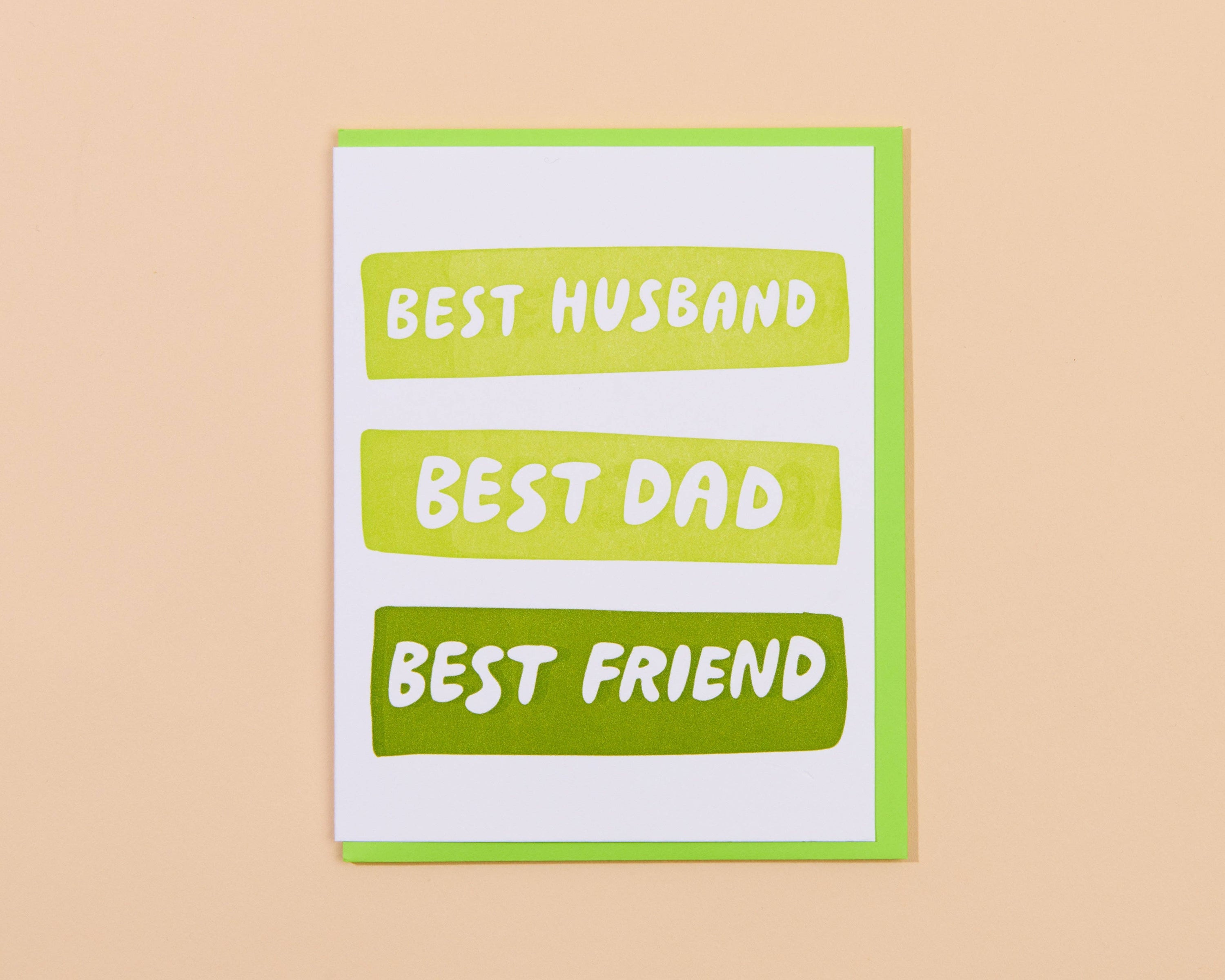 Best Husband/Dad/Friend Father's Day Card