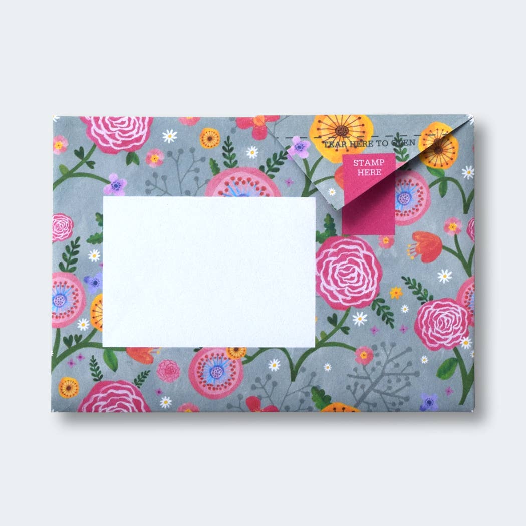 Wildflower Pigeon Artisan Letter Pack - pack of 6 letters