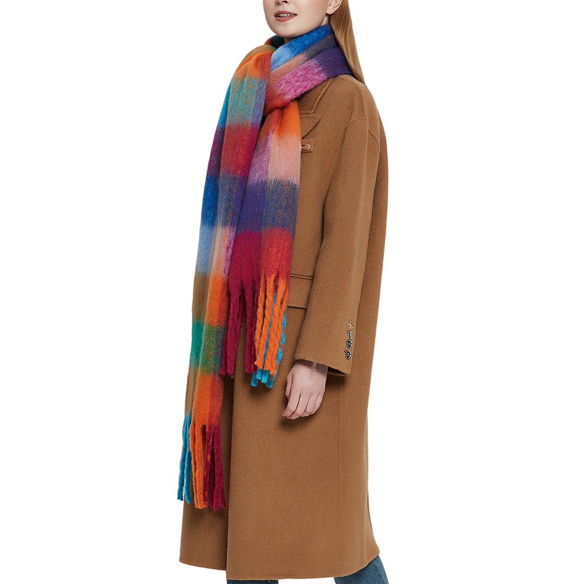 Primary Bright Blanket Scarf