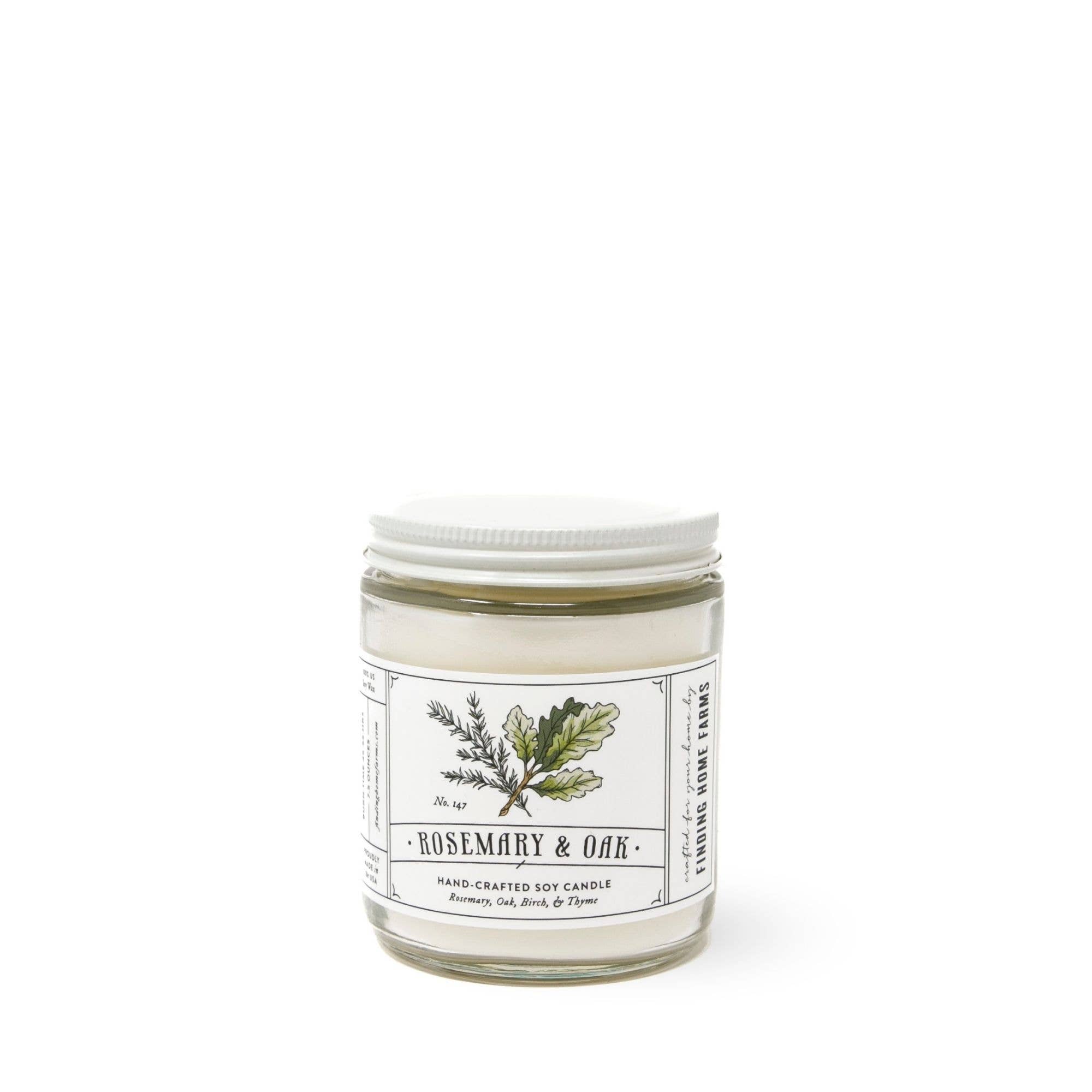 Rosemary Oak Soy Candle