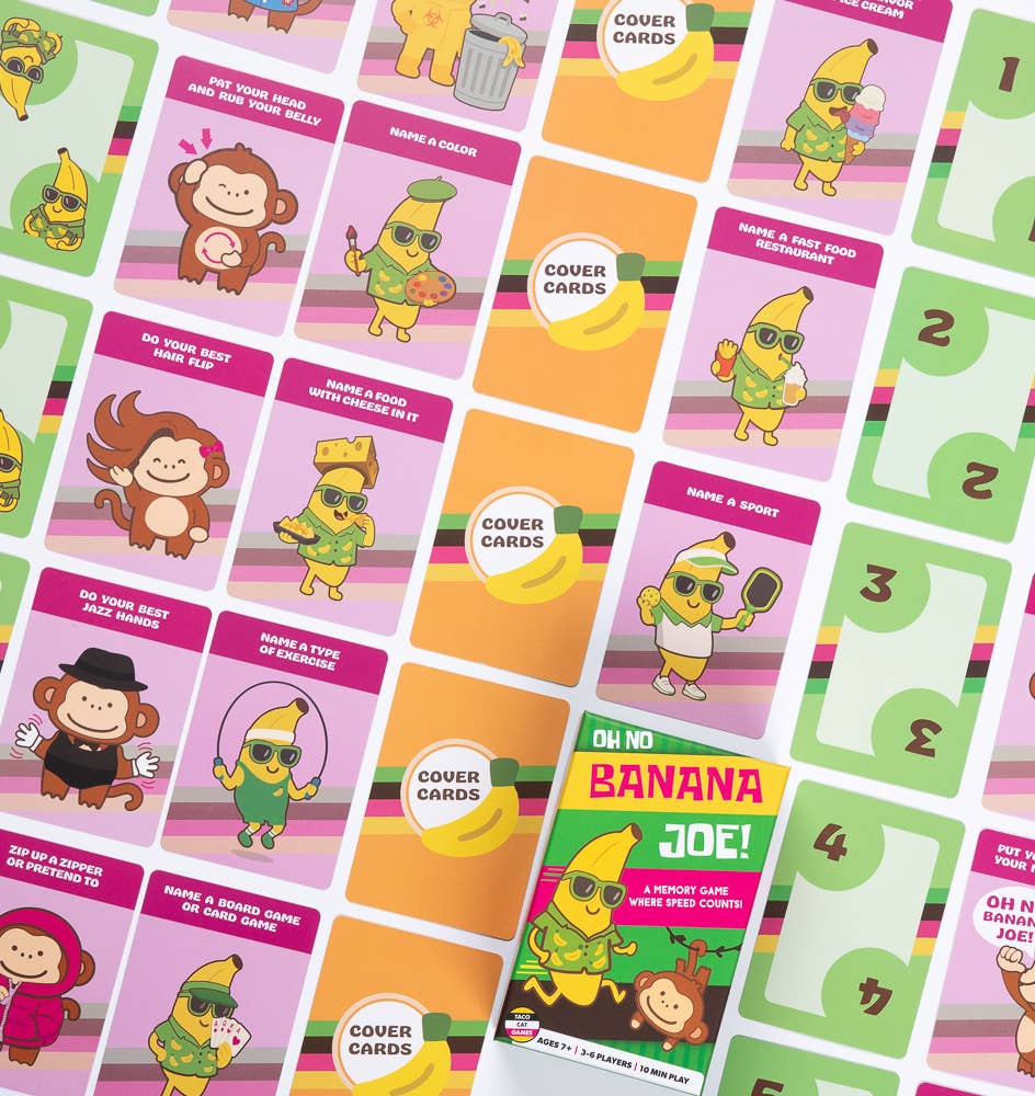 Oh No Banana Joe Card Game
