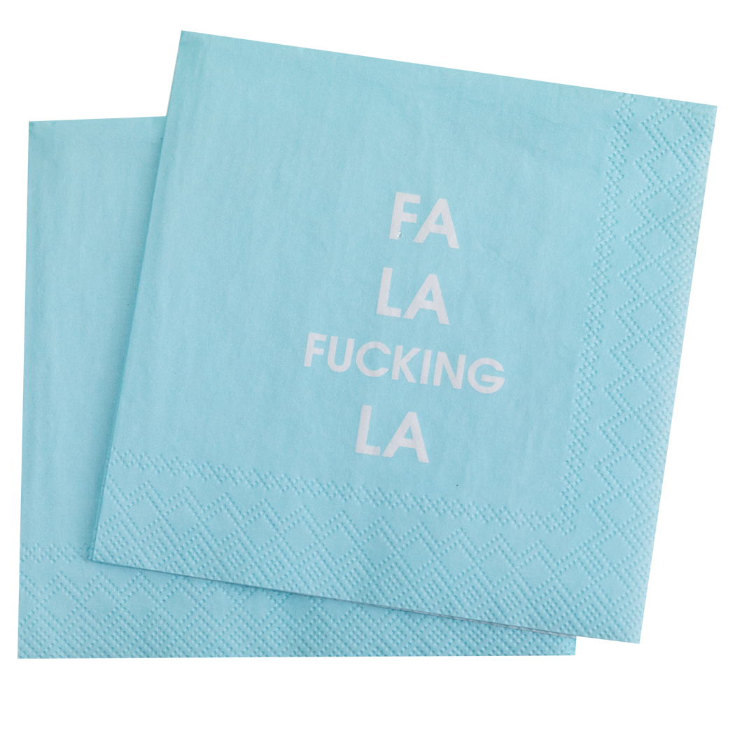 Fa La Fucking La - Holiday Cocktail Napkins