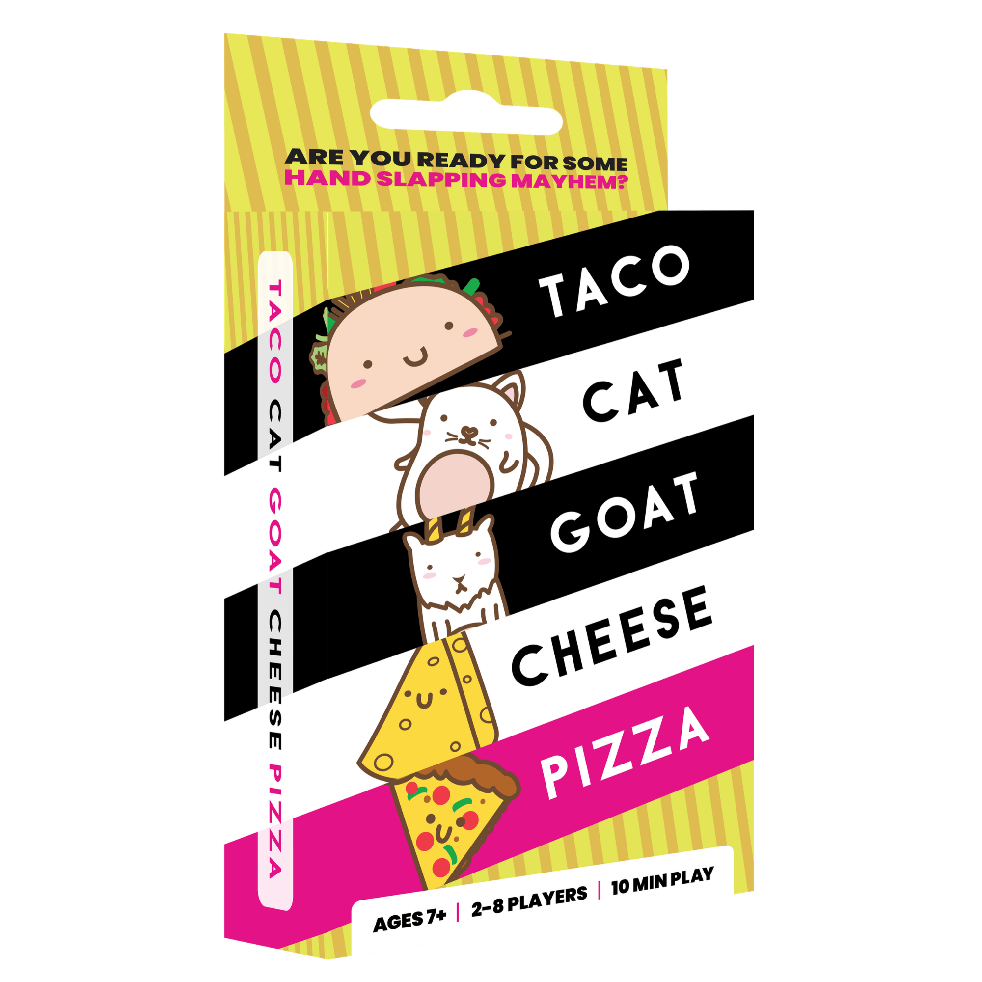 Taco Cat Goat Cheese Pizza Card Game – Rock Paper Scissors