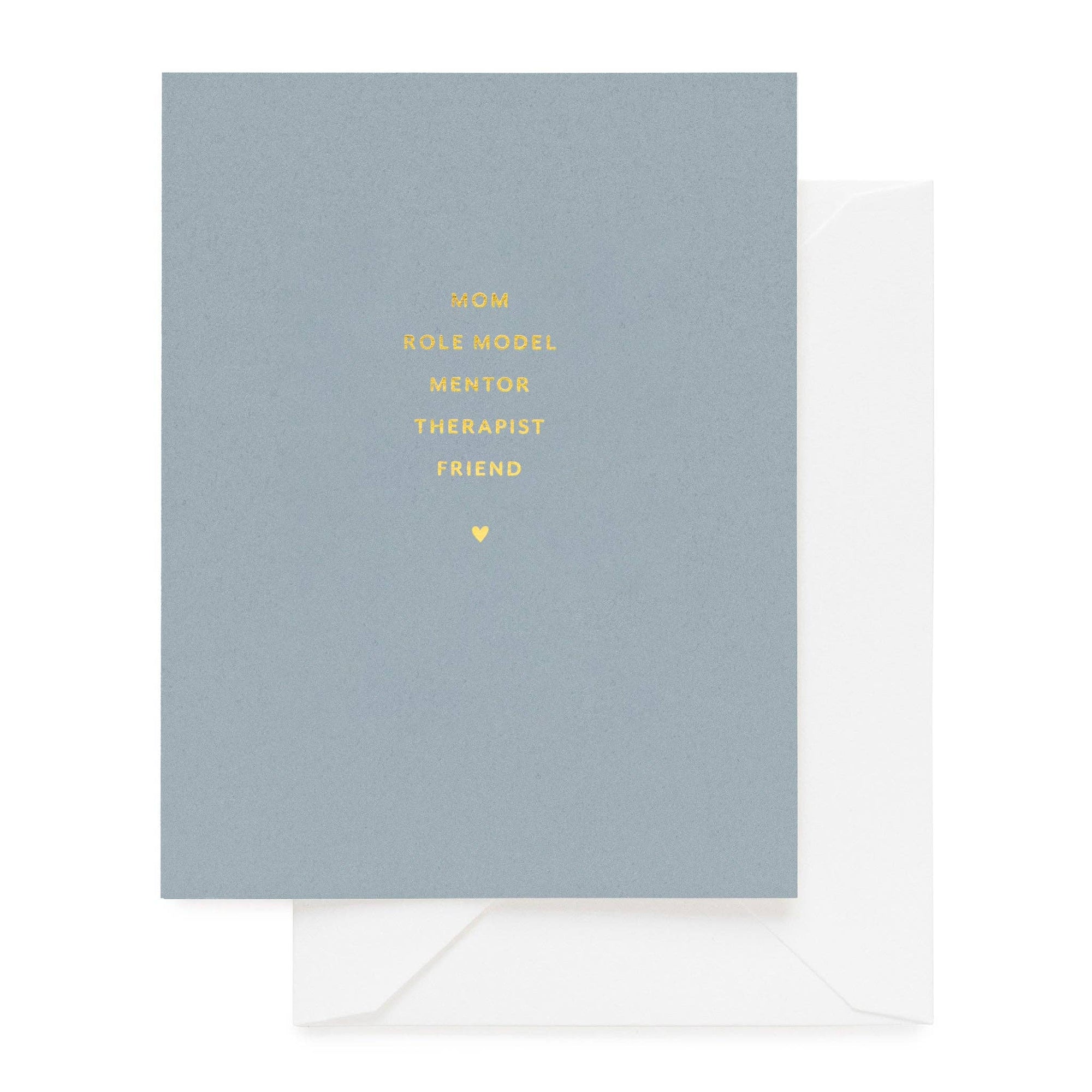 Mom, Mentor, Friend Card