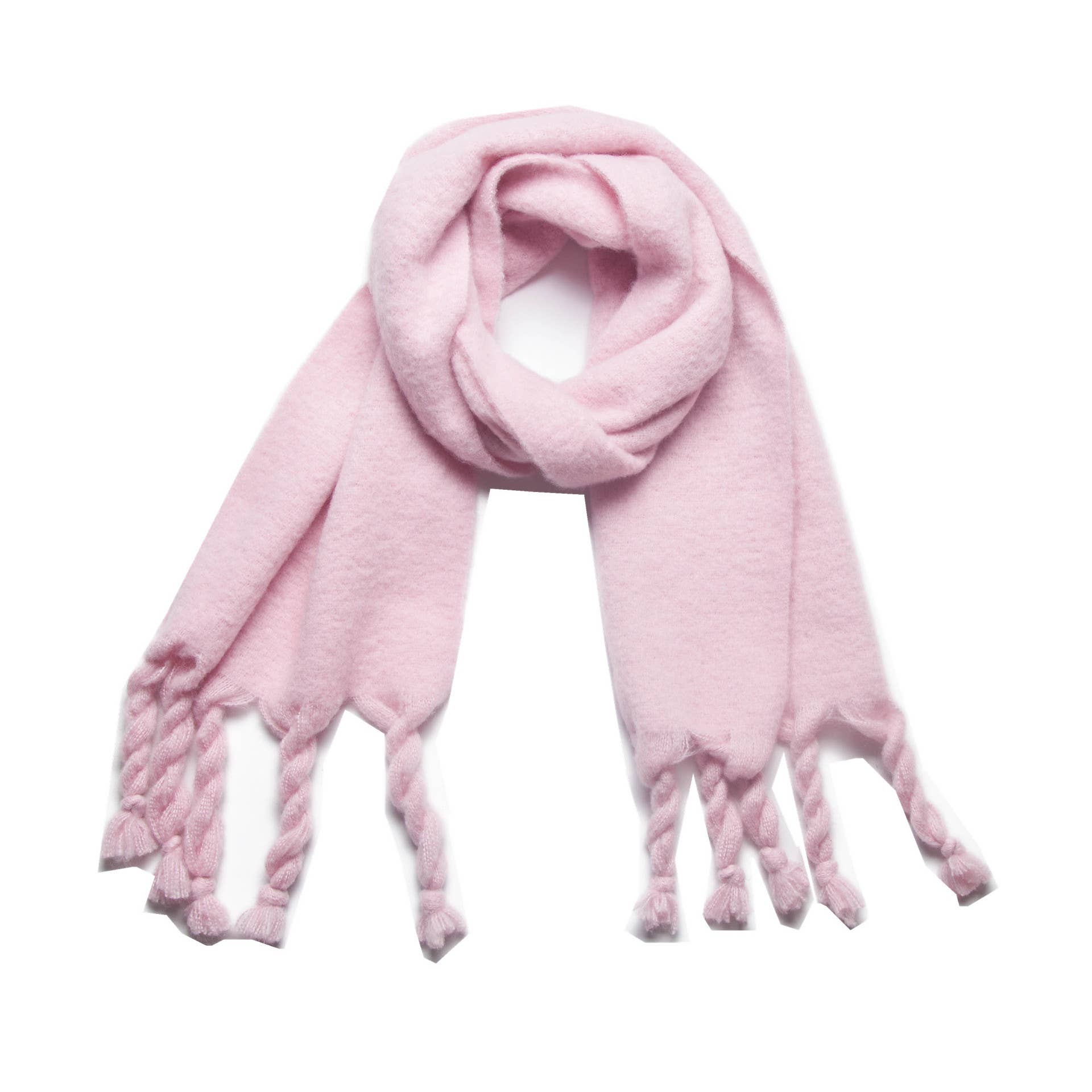 Light Pink Blanket Scarf