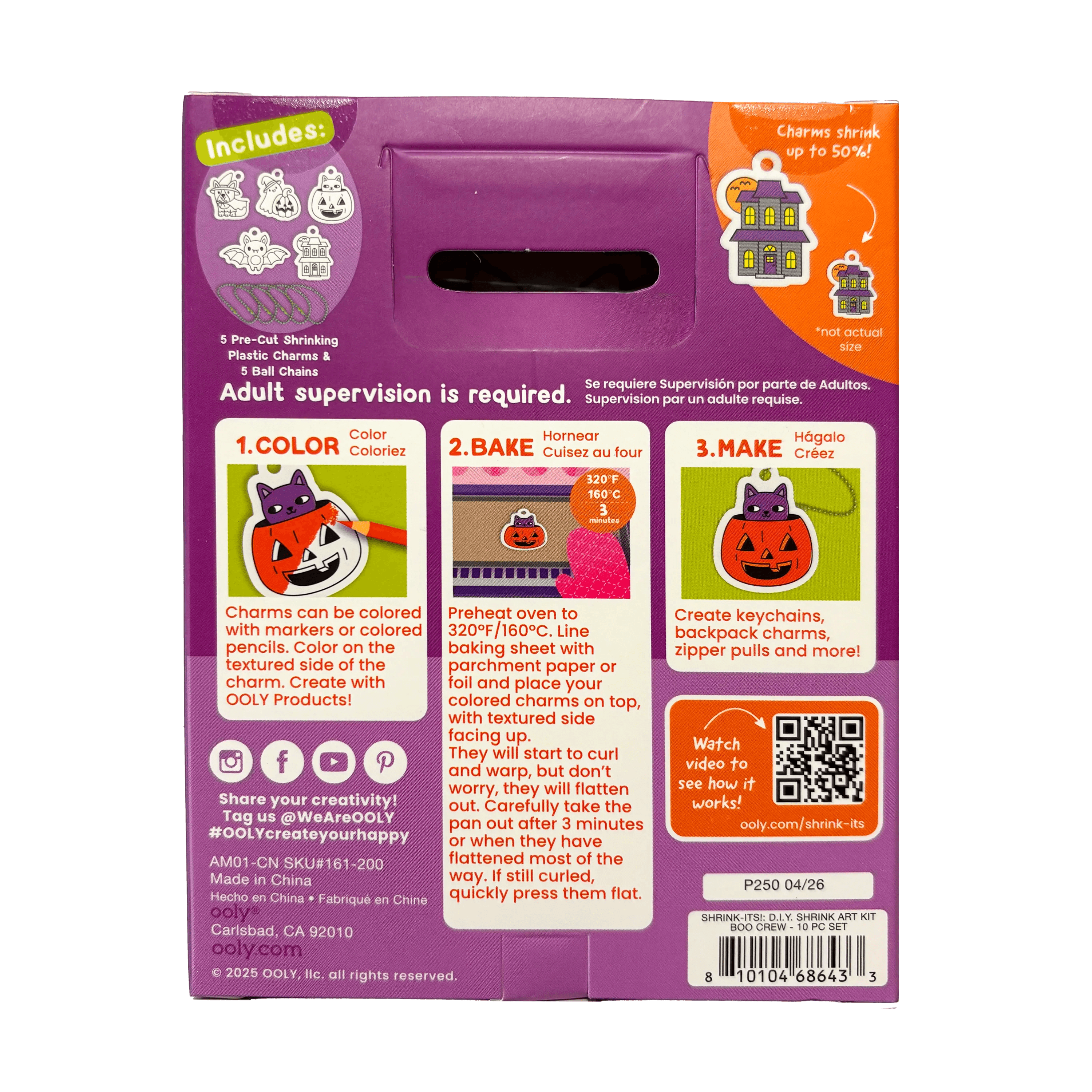 Shrink-Its! DIY Shrink Art Kit - Boo Crew