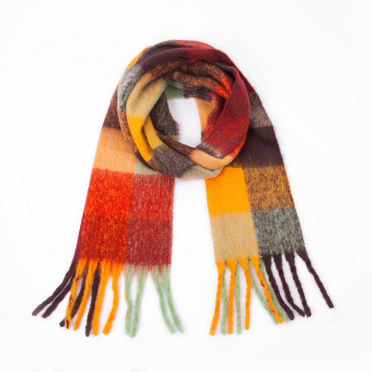 Primary Bright Blanket Scarf