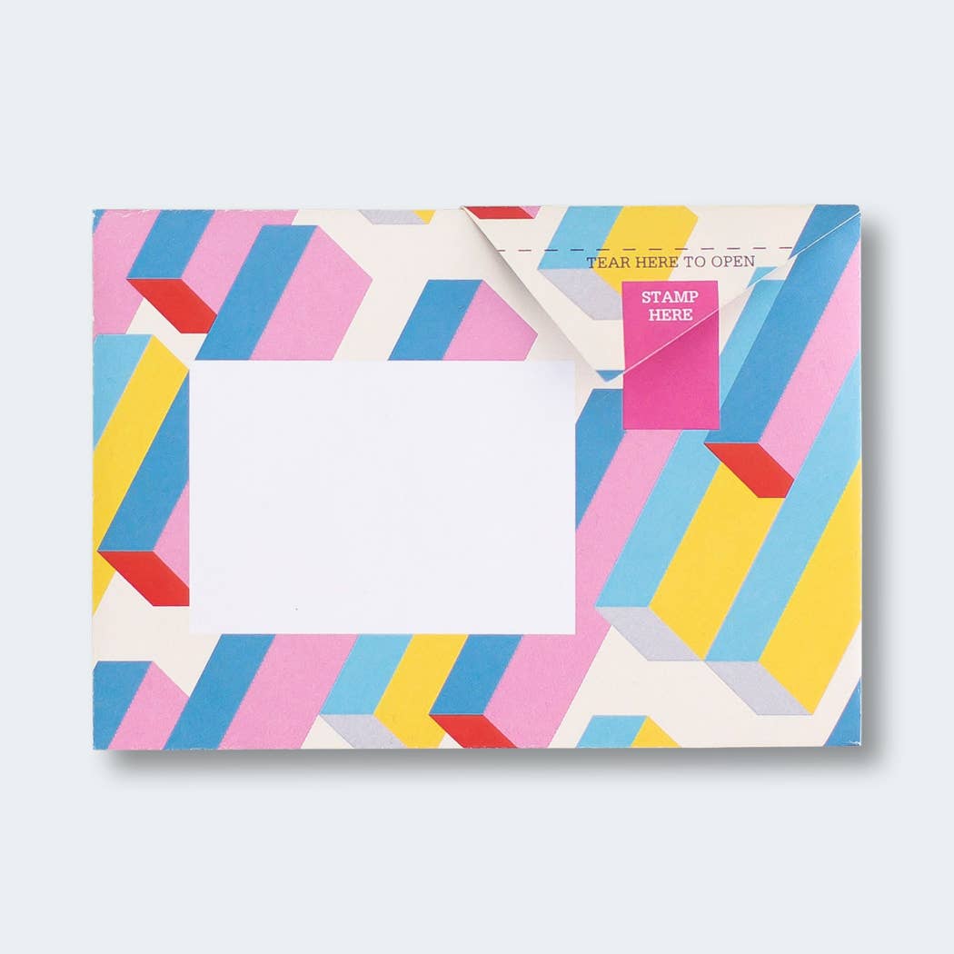 Urban Pigeon Colorful Folding Letter Pack, Pack of 6