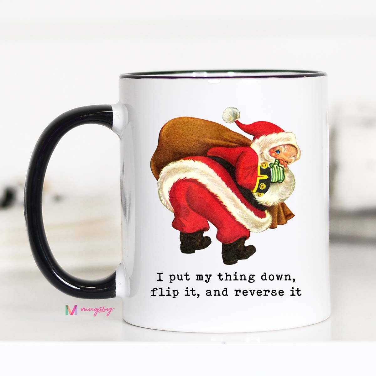 Flip It and Reverse It Christmas Mug: 11oz