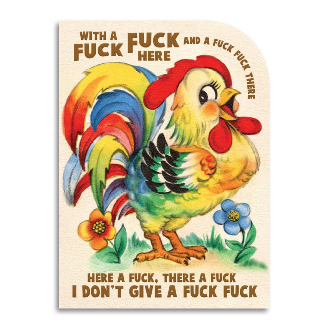 With a Fuck Fuck Here Card