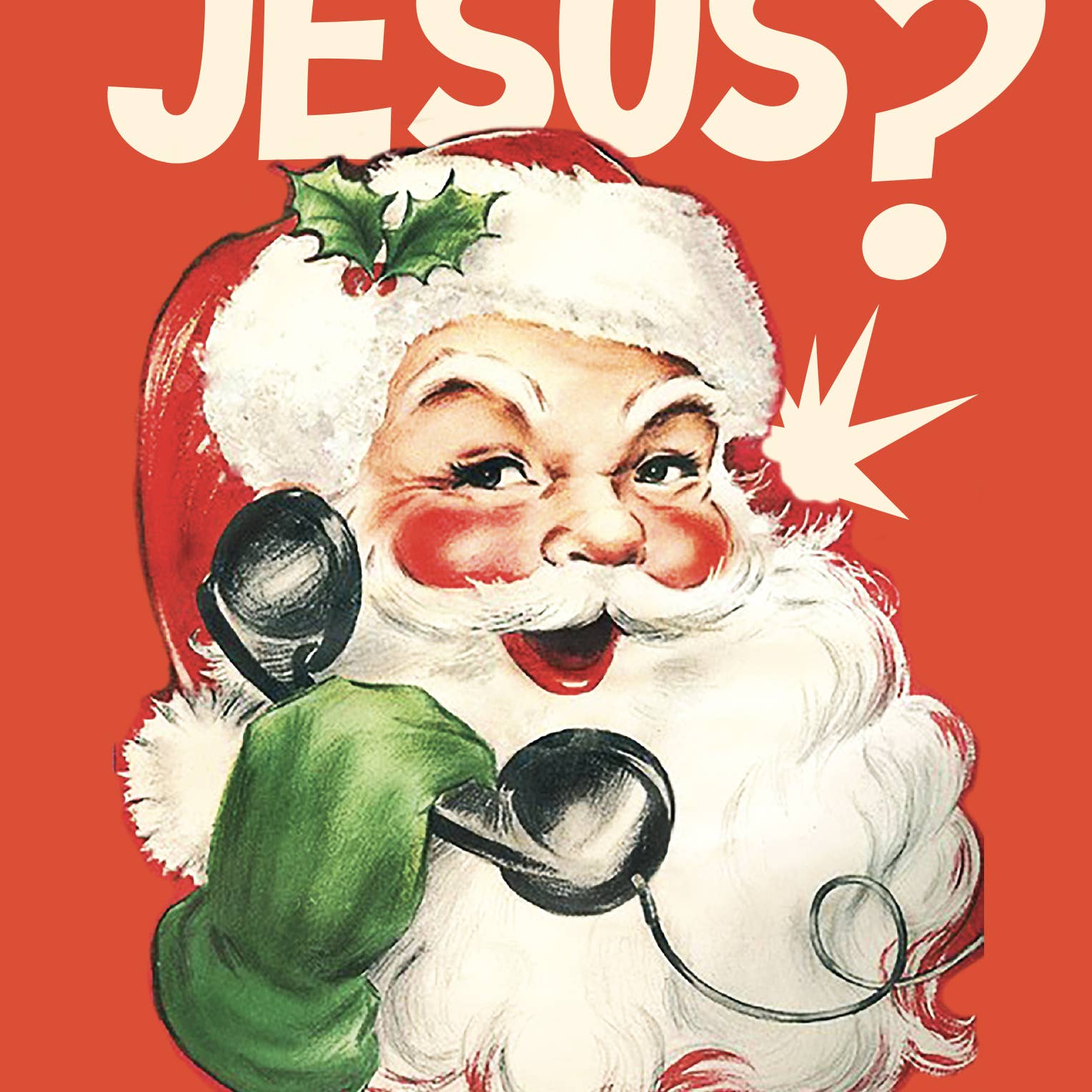 Santa Phone Holiday Card