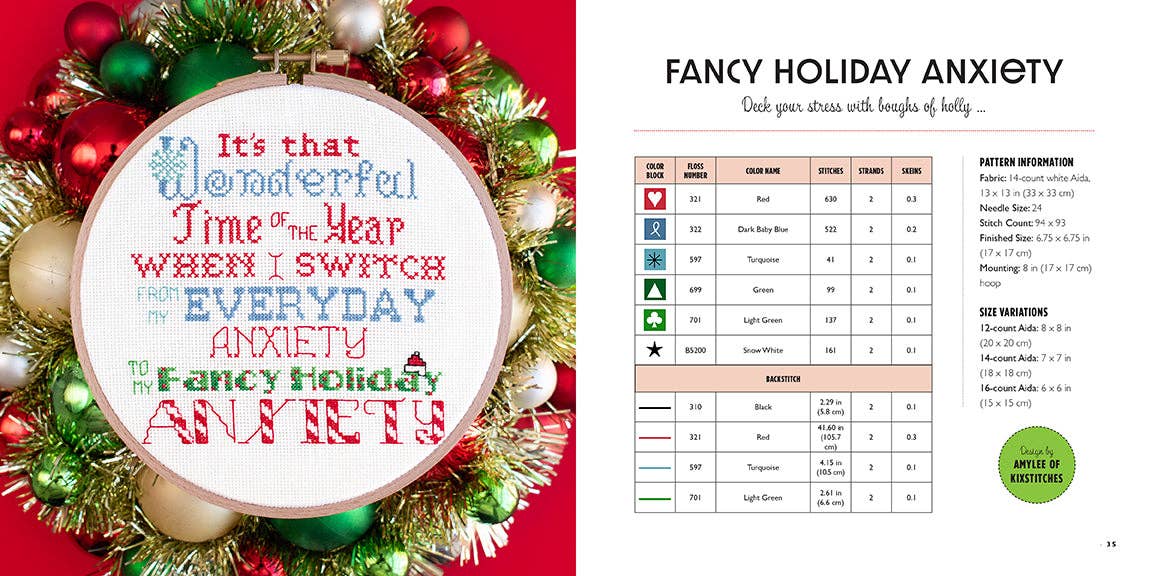 Festive As F*ck: Cross Stitch for the Holidays!