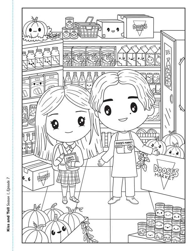 Gilmore Girls Kawaii Coloring Book