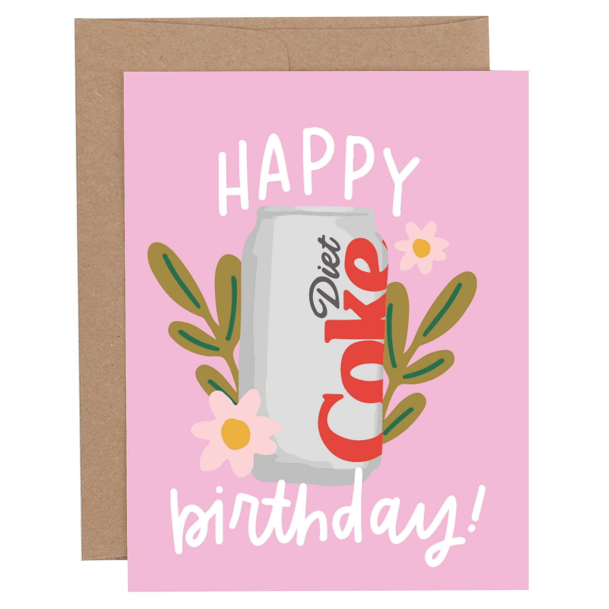 Diet Coke Happy Birthday Greeting Card