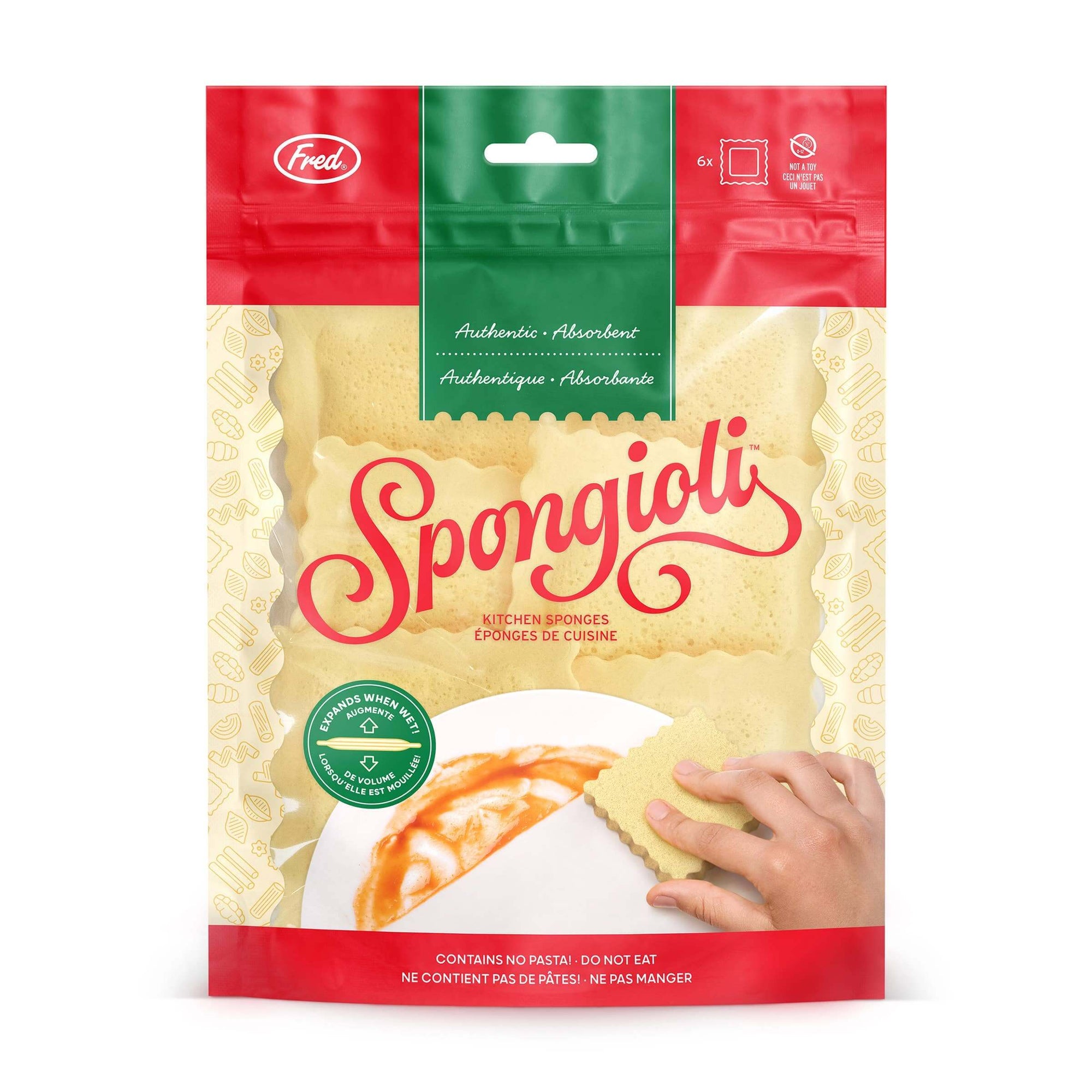 Spongioli - Set of 6 - Ravioli Compressed Sponges