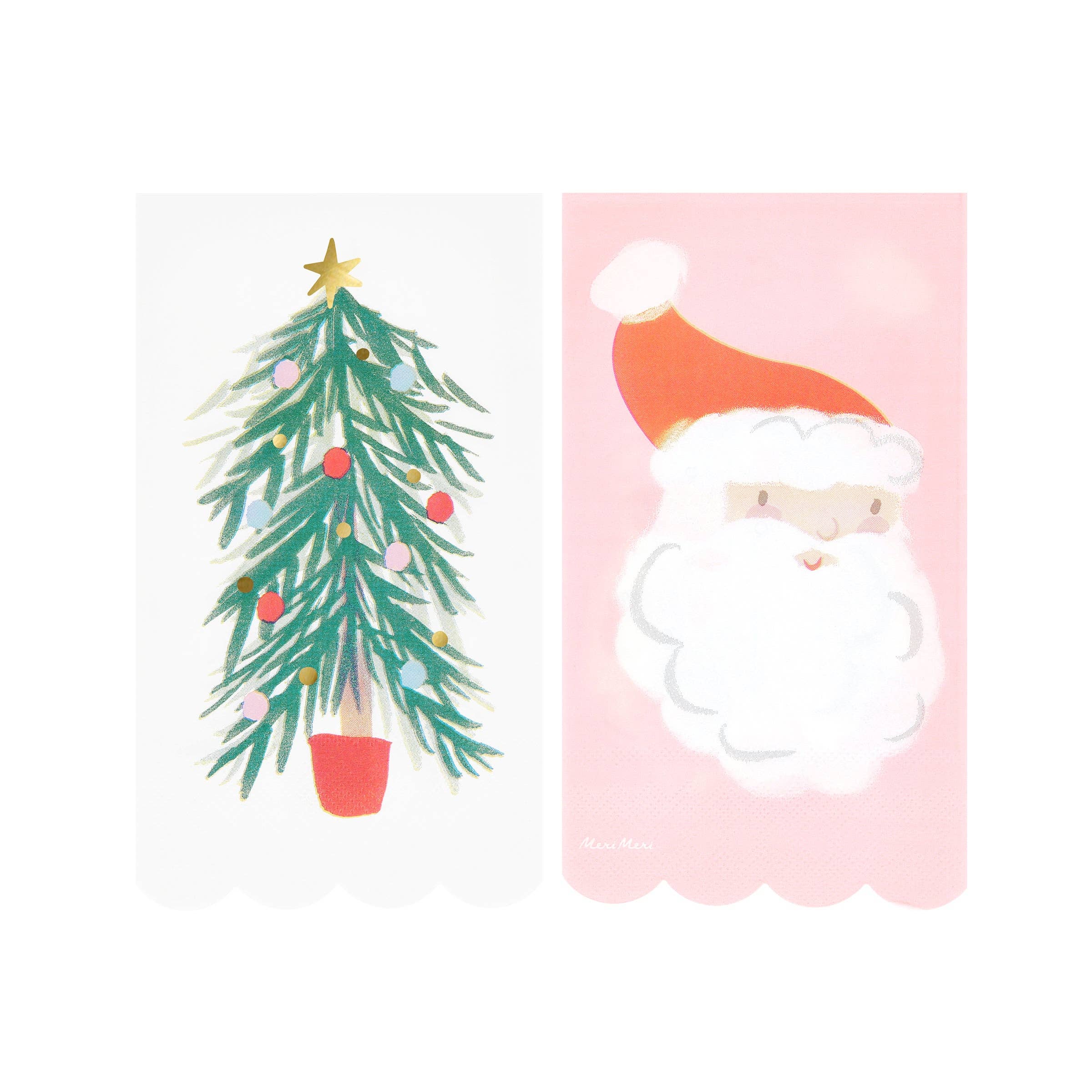Mixed Christmas Icon Guest Towels