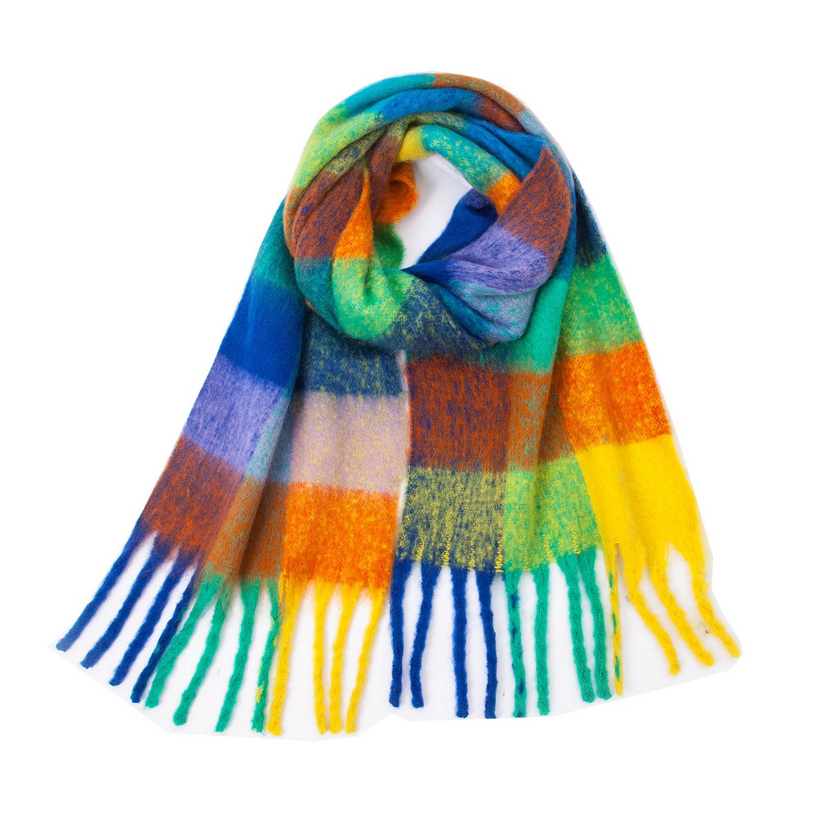 Primary Bright Blanket Scarf