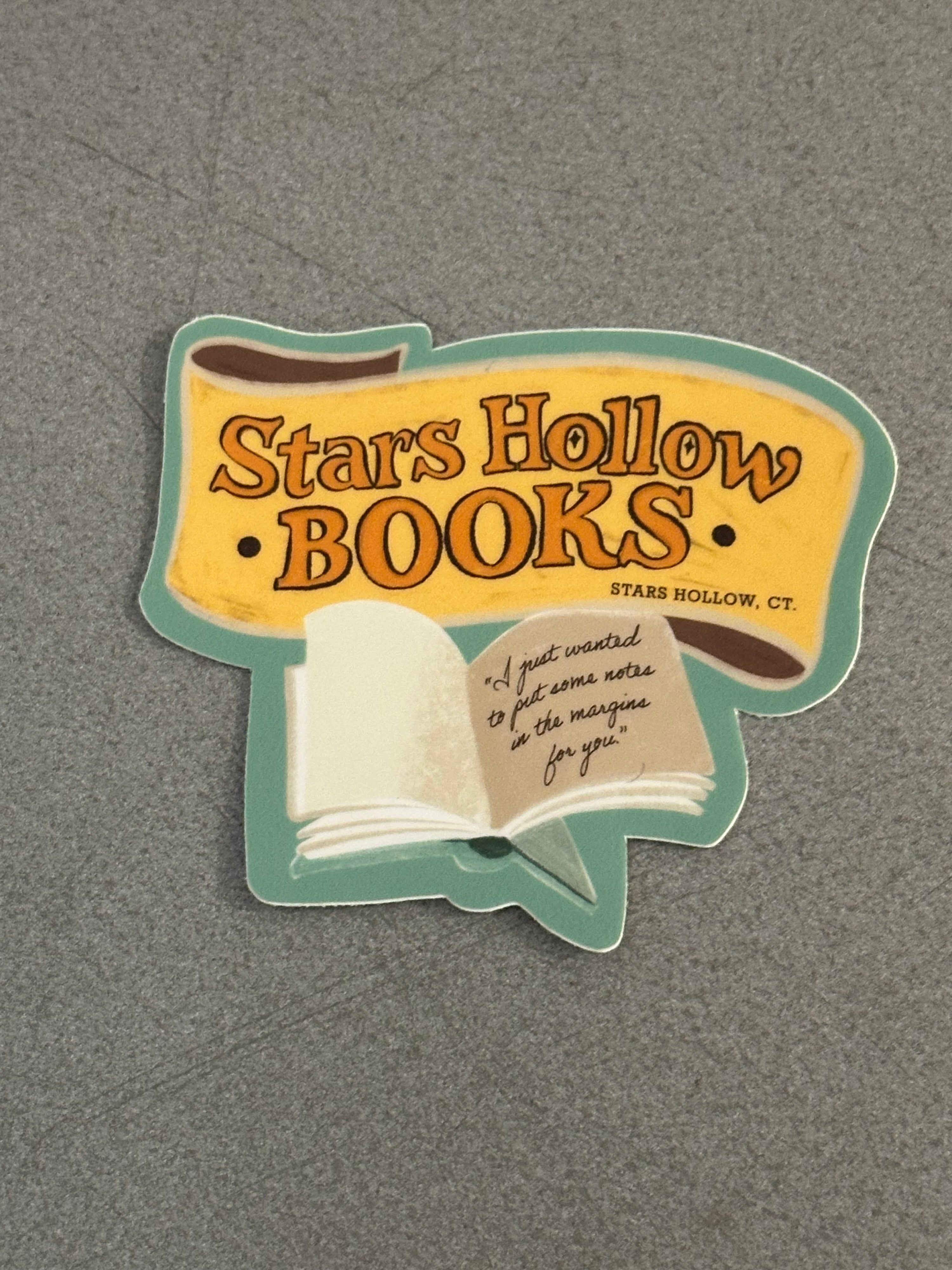 GG Inspired Stars Hollow Books Sticker