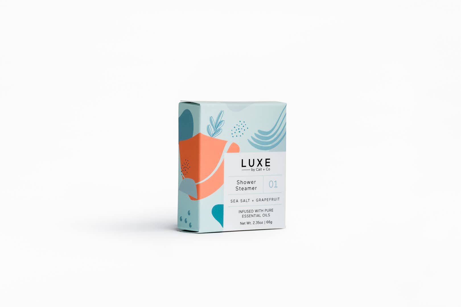 Luxe Sea Salt + Grapefruit Shower Steamer Fizzy Bomb