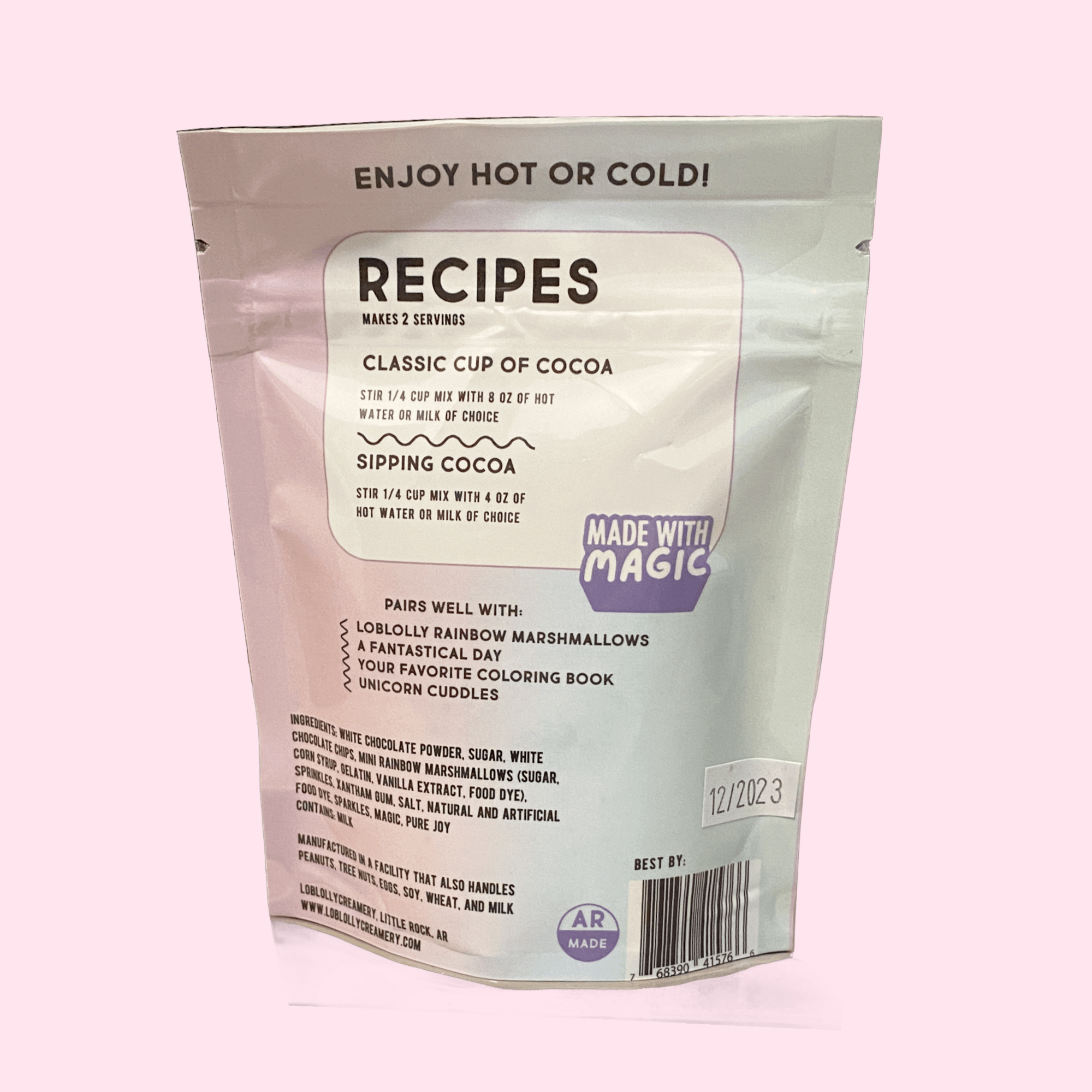 2 Serving Unicorn Hot Cocoa Mix