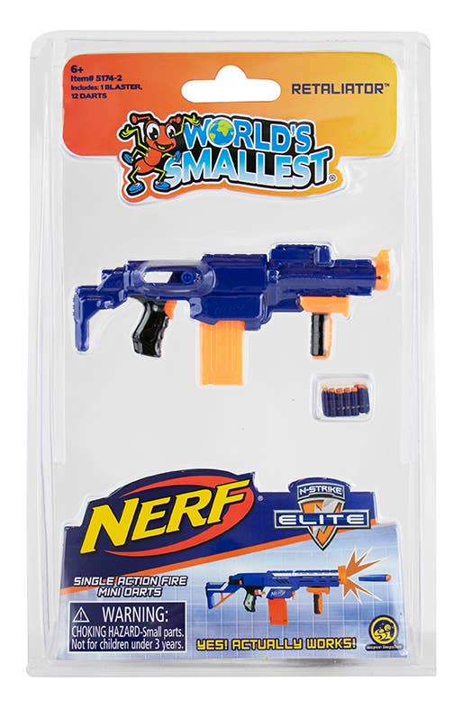 World’s Smallest Nerf Elite 2.0 Blasters Assorted