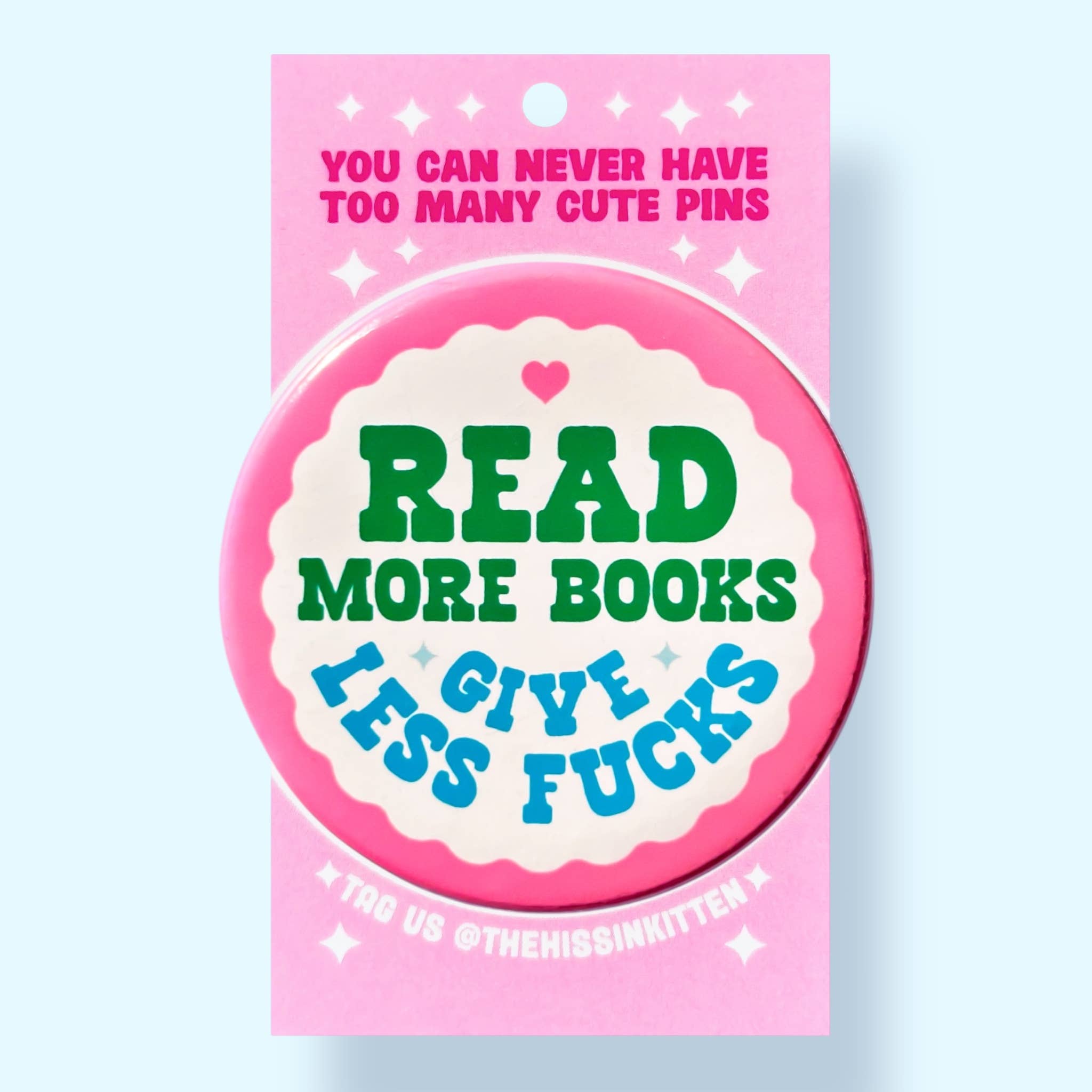 Read More Books Give Less Fucks Pin