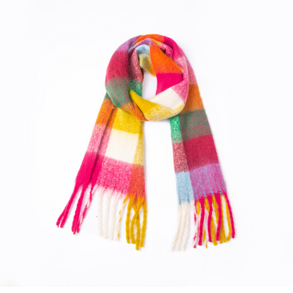 Primary Bright Blanket Scarf