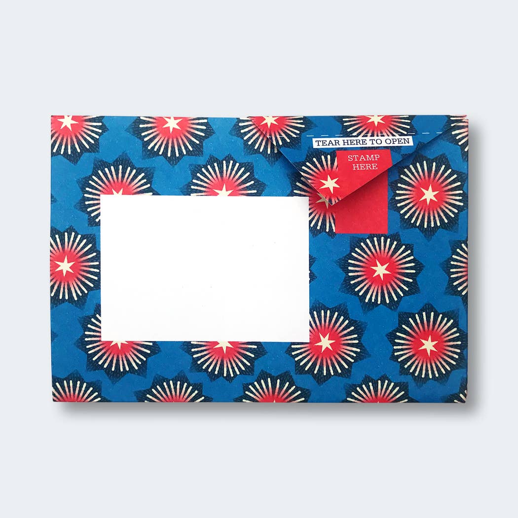 Starburst Pigeon letter pack
