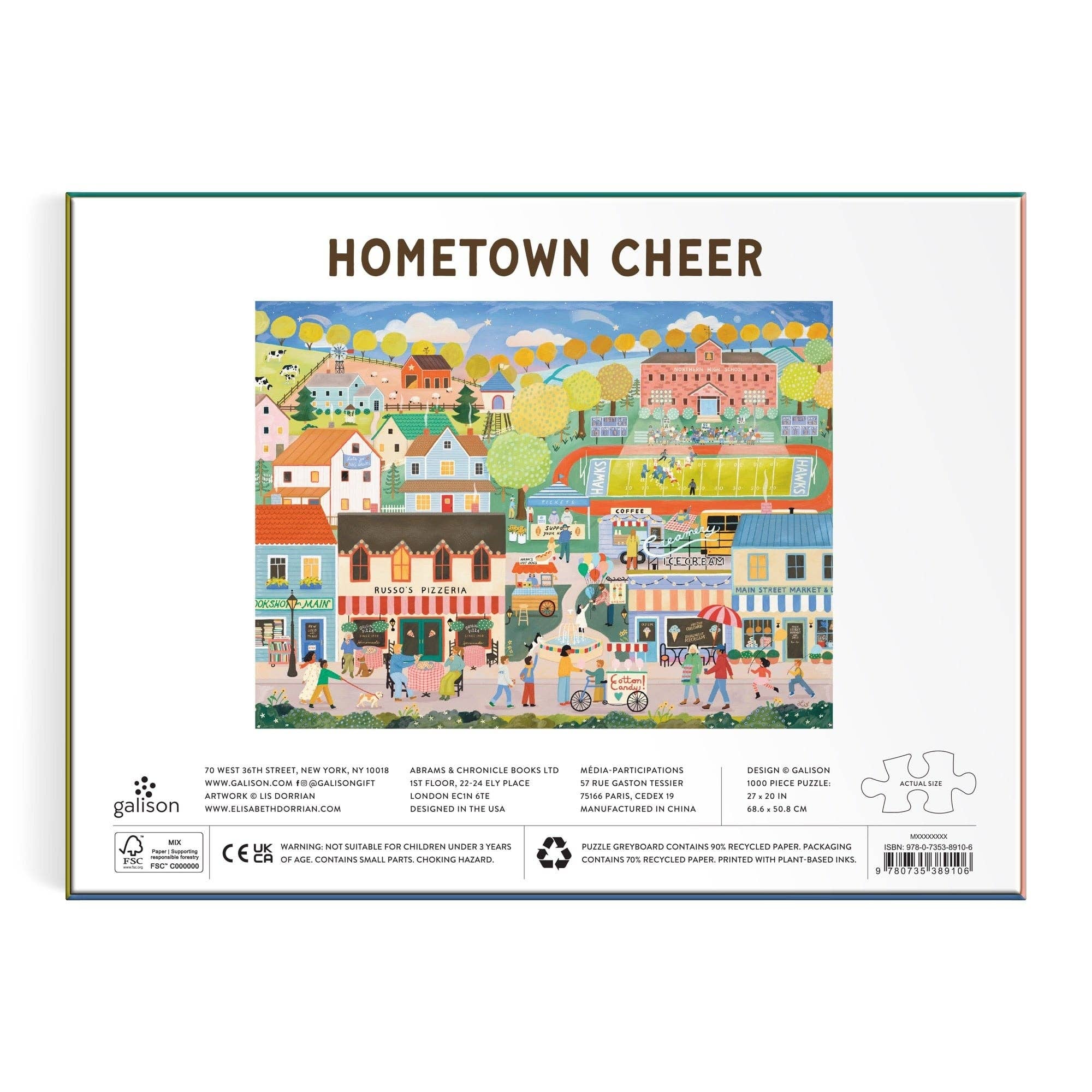 Hometown Cheer 1000 Piece Puzzle