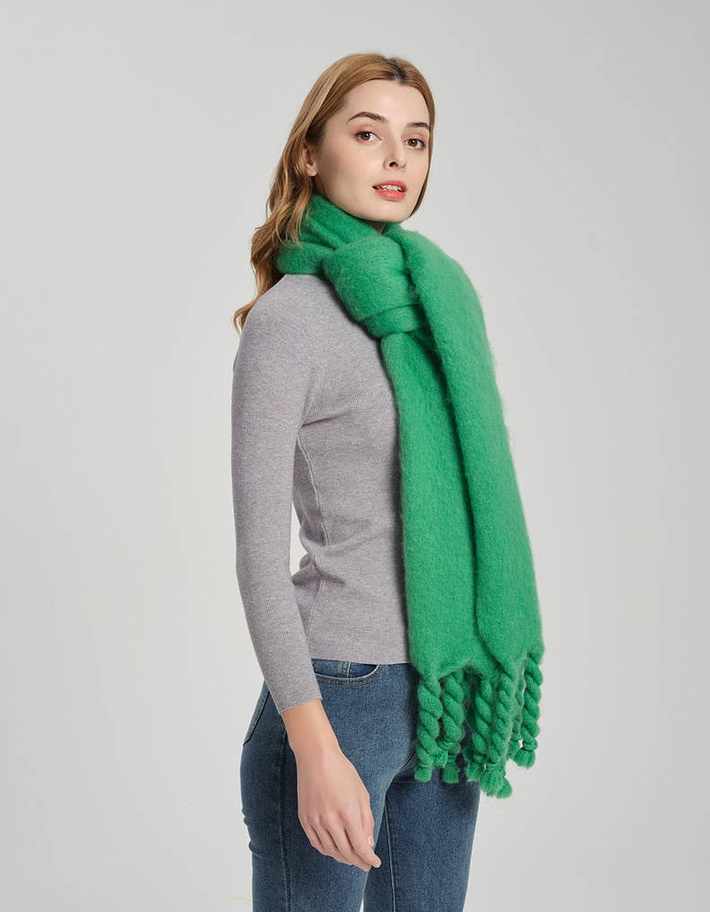 Light Pink Blanket Scarf