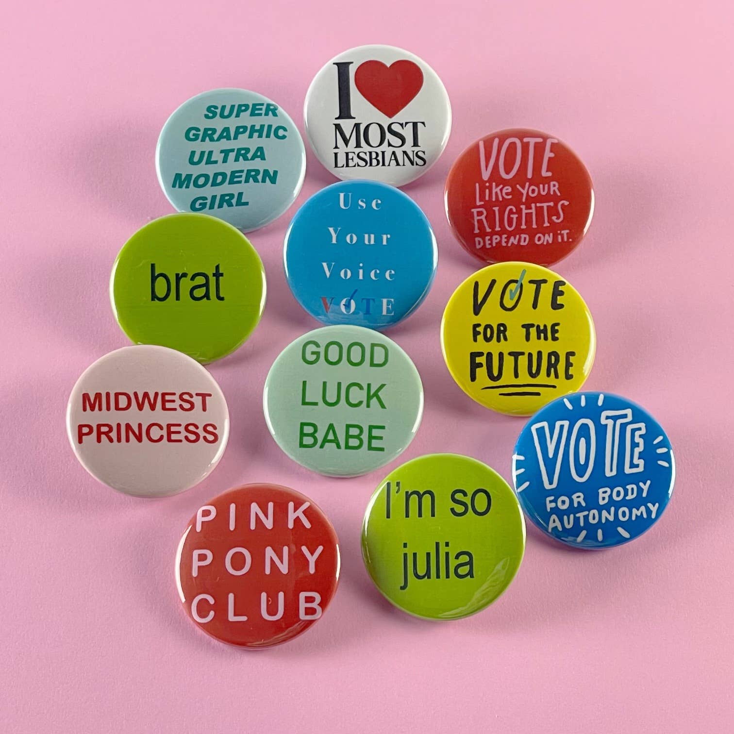 Vote For The Future Pinback Button