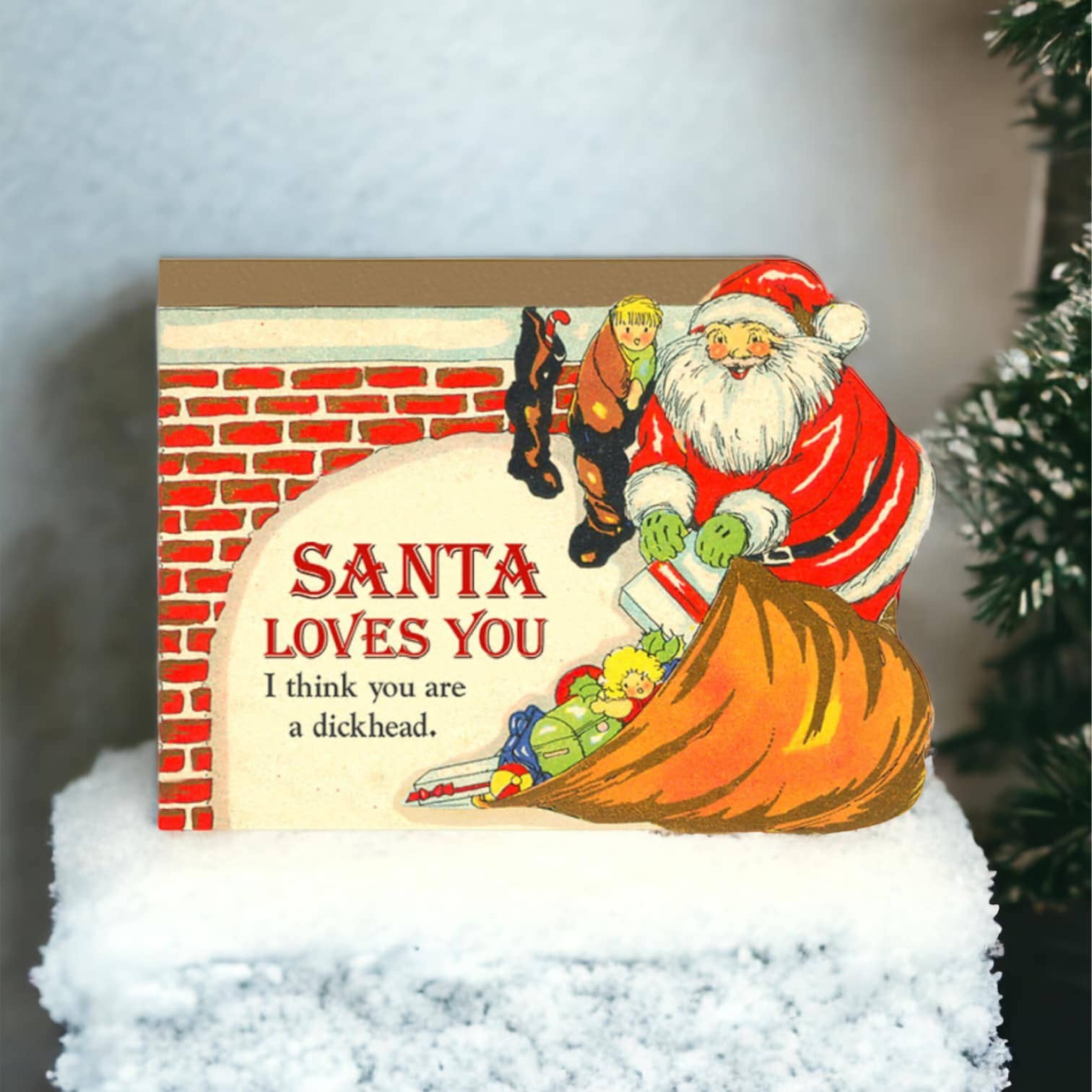 Santa Loves You Card