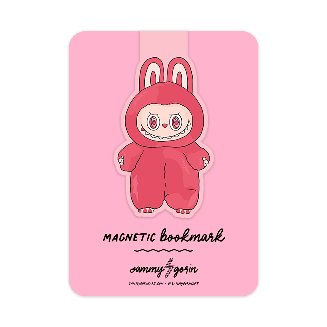 Pink LaBookmark Magnetic Bookmark
