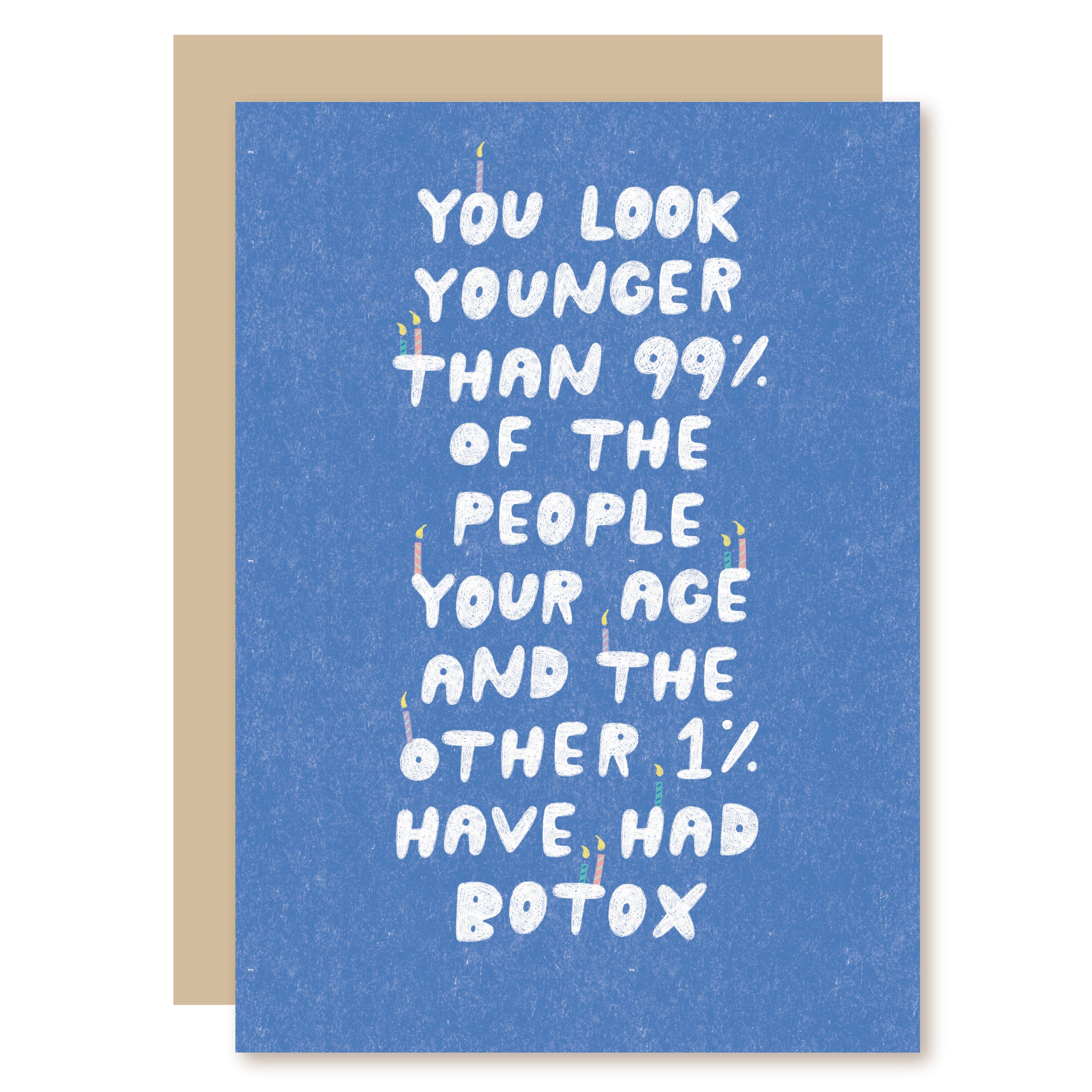 Look Younger Birthday Card