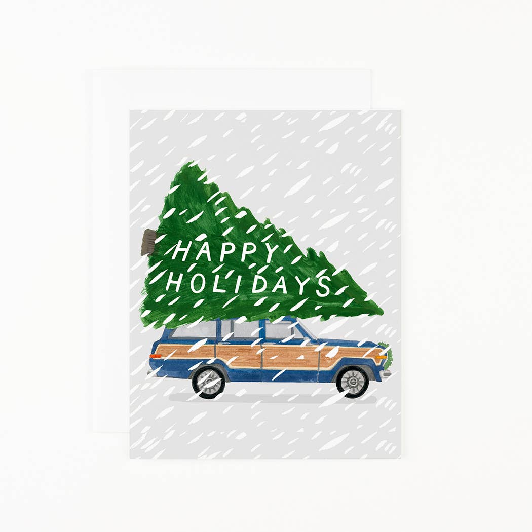 Holiday Wagoneer Notecard Set of 6
