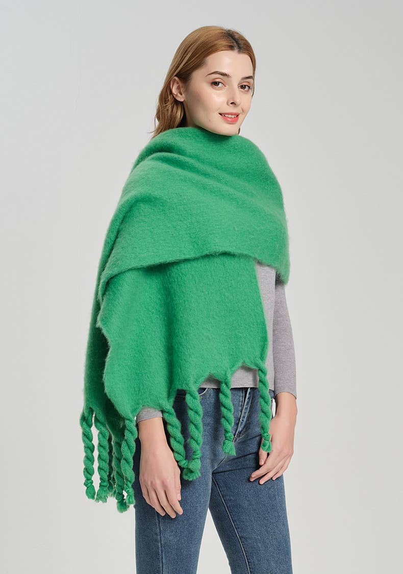 Light Pink Blanket Scarf