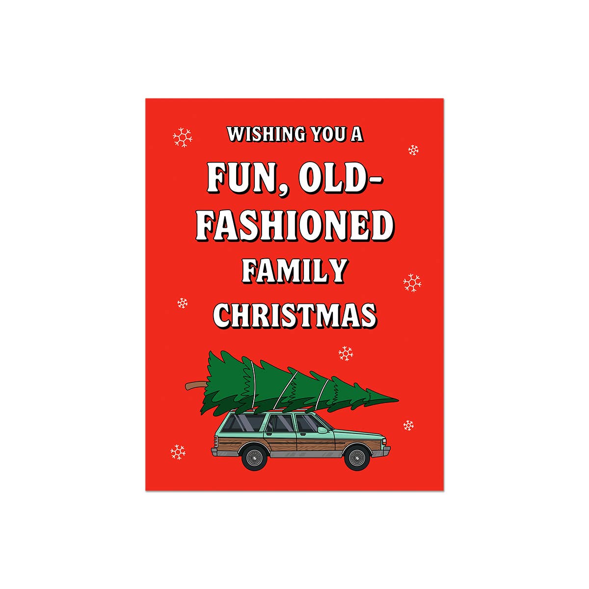 Fun, Old-Fashioned Christmas Christmas Card