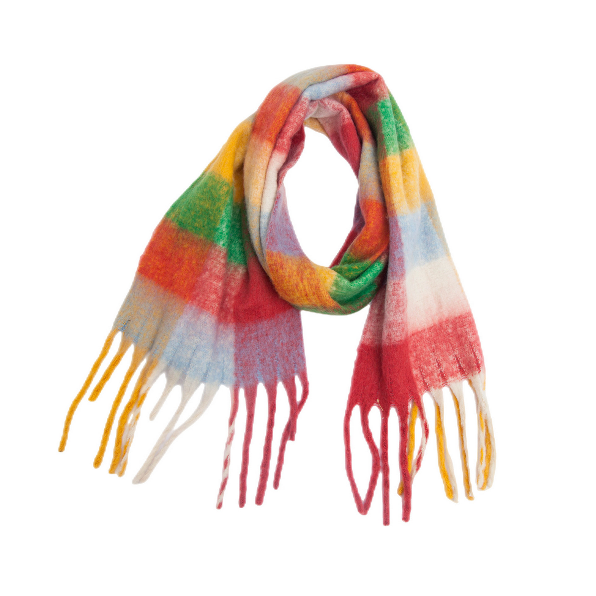 Primary Bright Blanket Scarf