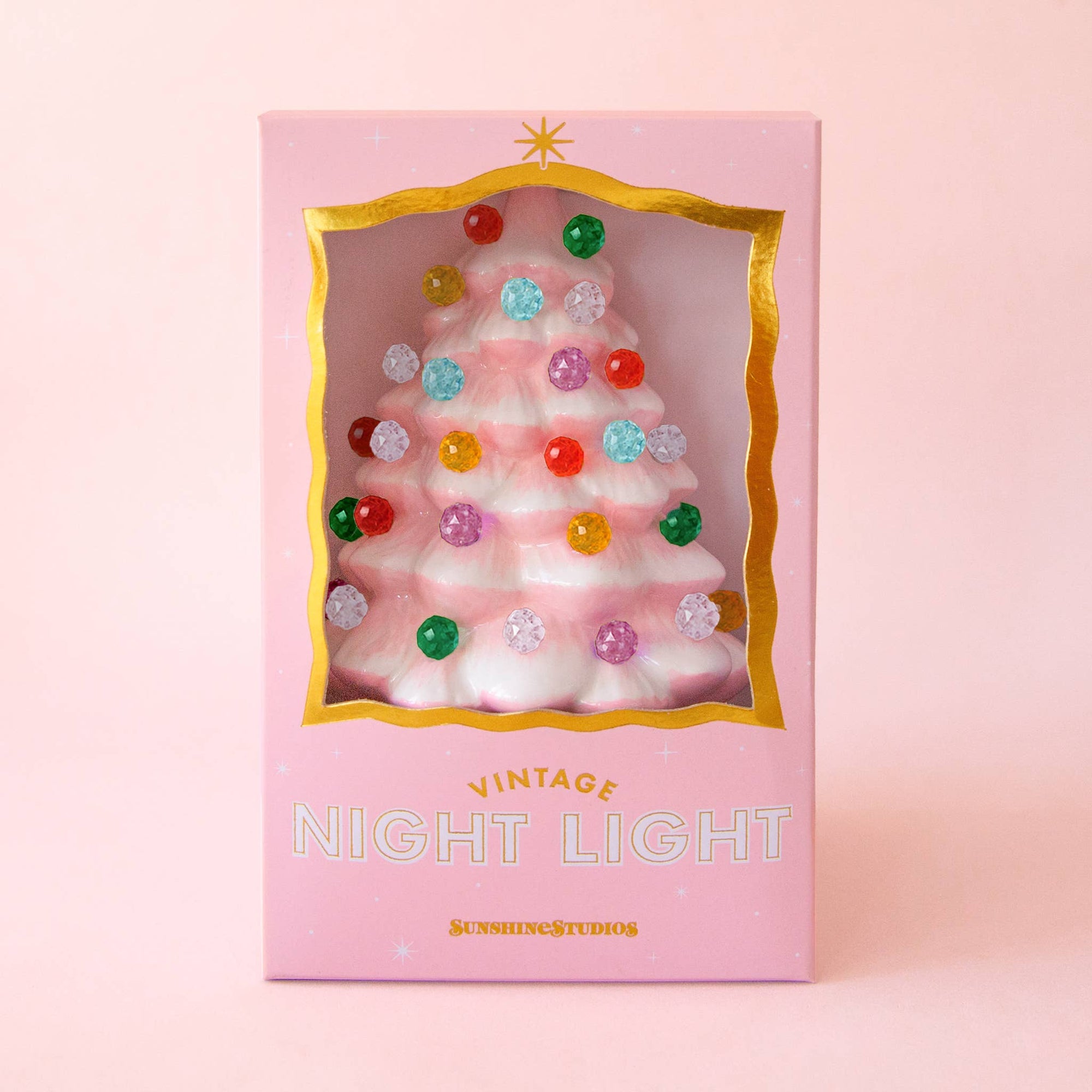 Vintage Tree Night Light | Limited Edition Gumdrop | Pink