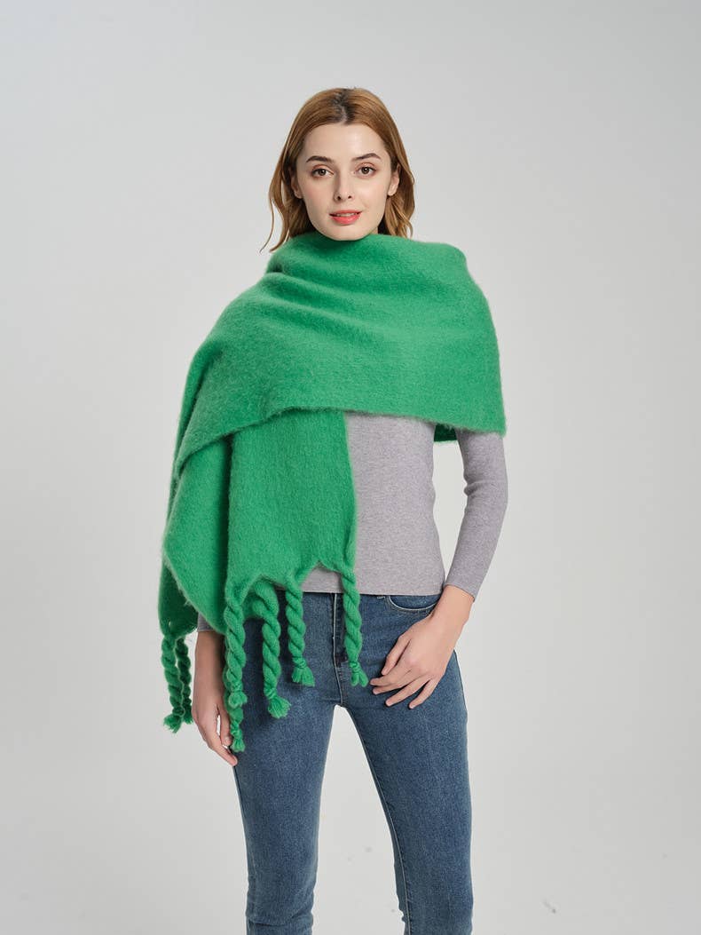 Light Pink Blanket Scarf