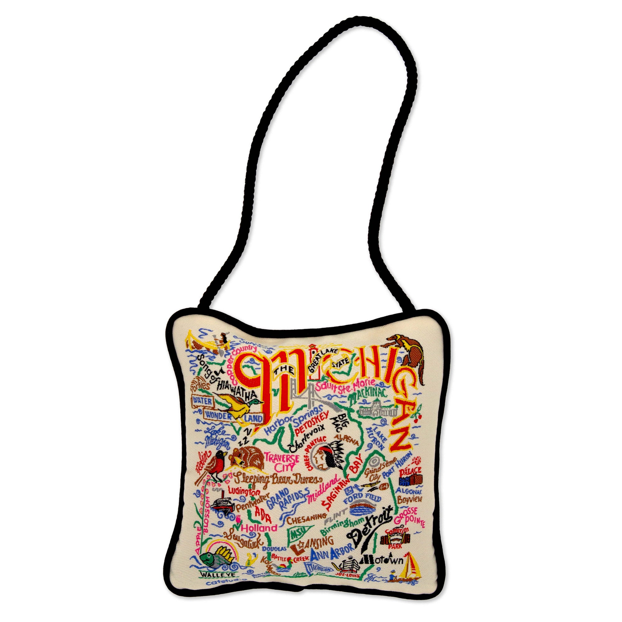 Michigan Mini Pillow Ornament