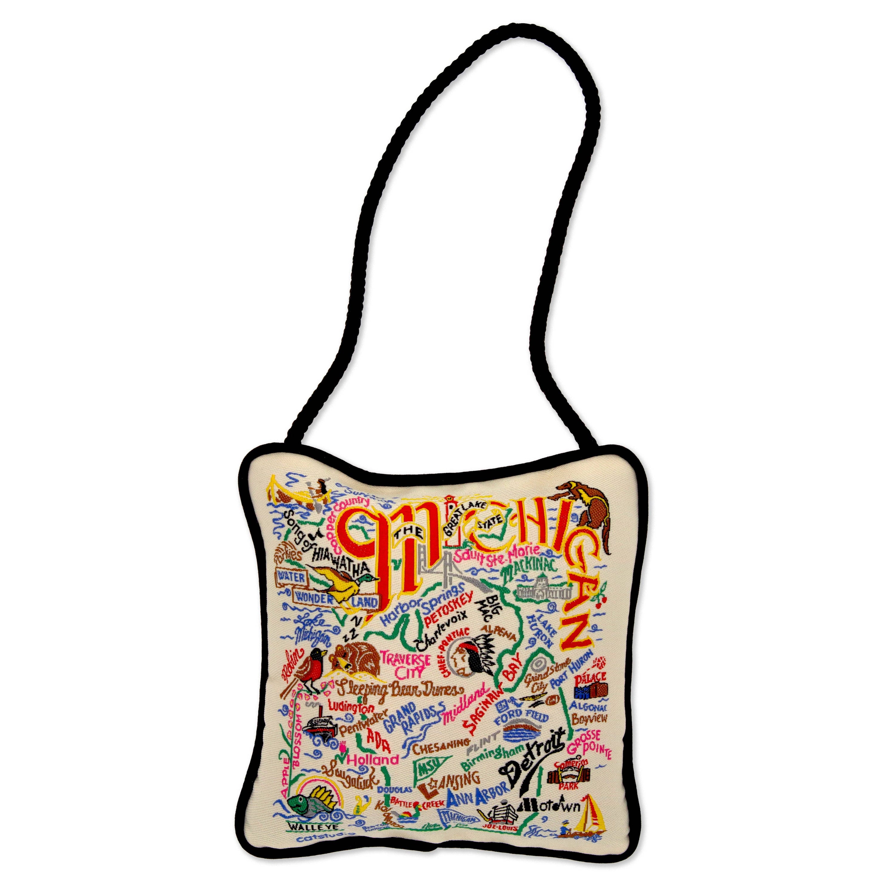 Michigan Mini Pillow Ornament