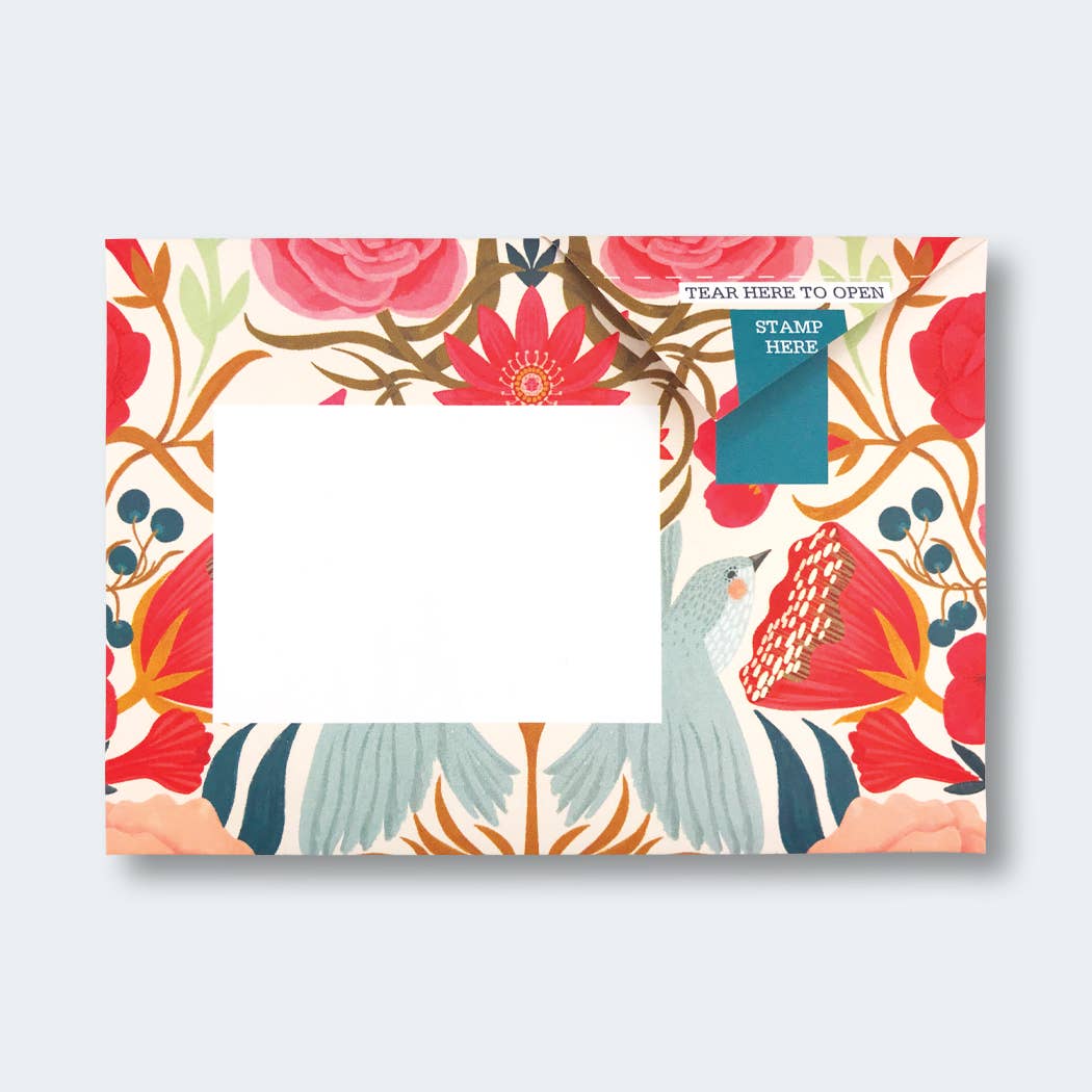 Bright & Beautiful Bird-Themed Folding Letters, Pack of 6