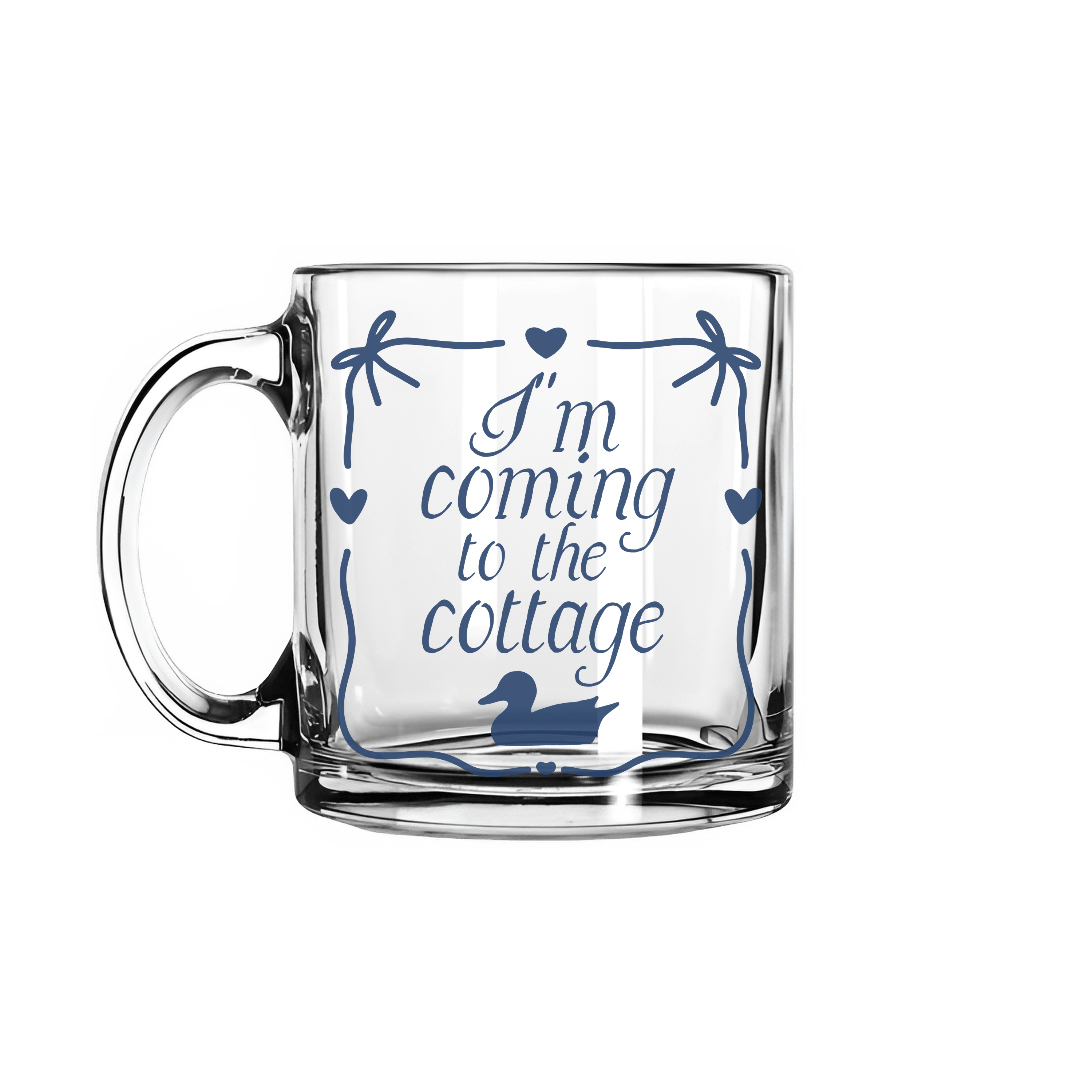 Coming To The Cottage Glass Mug | Heated Rivalry Inspired 