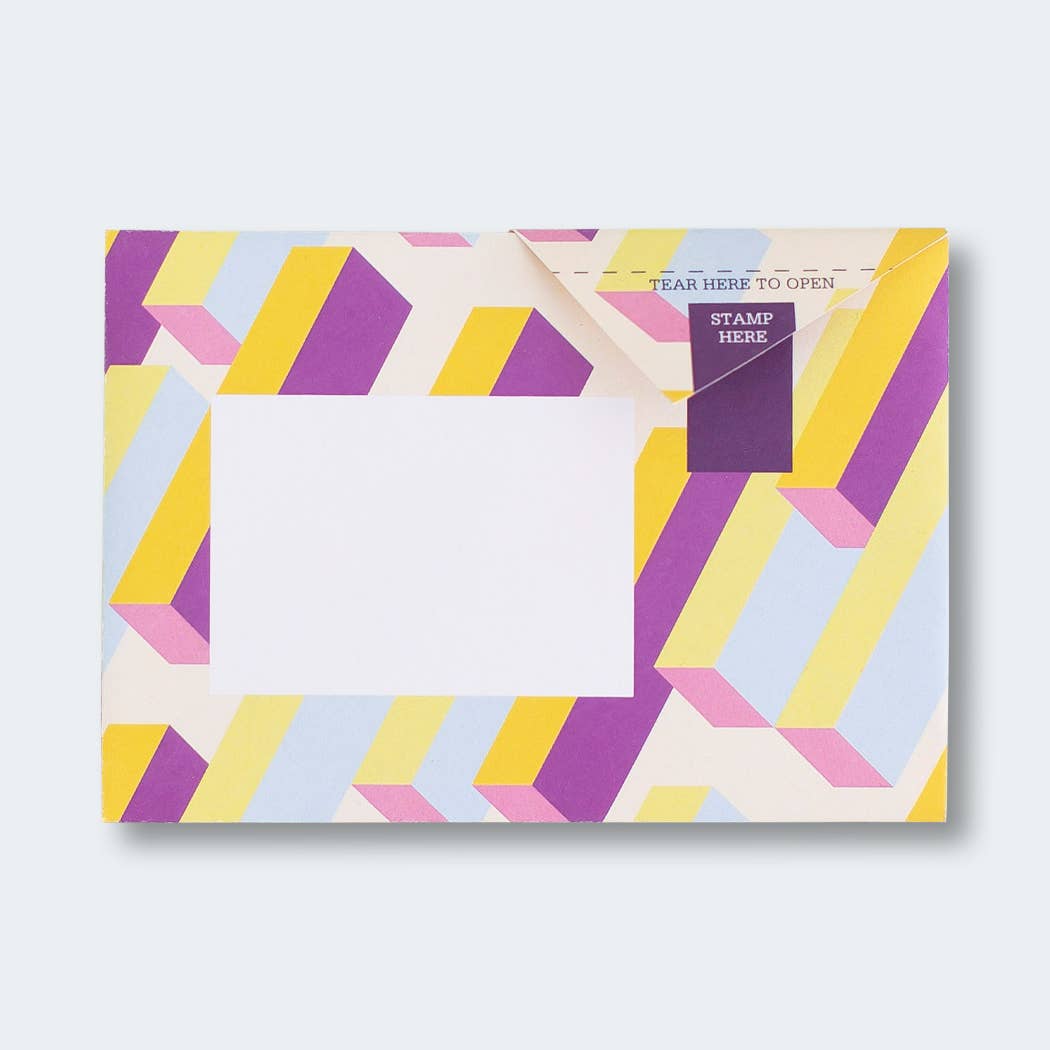 Urban Pigeon Colorful Folding Letter Pack, Pack of 6