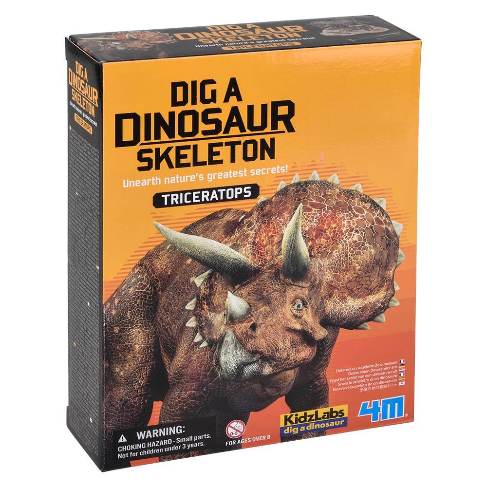 Dig A Dinosaur Skeleton/Triceratops Kit