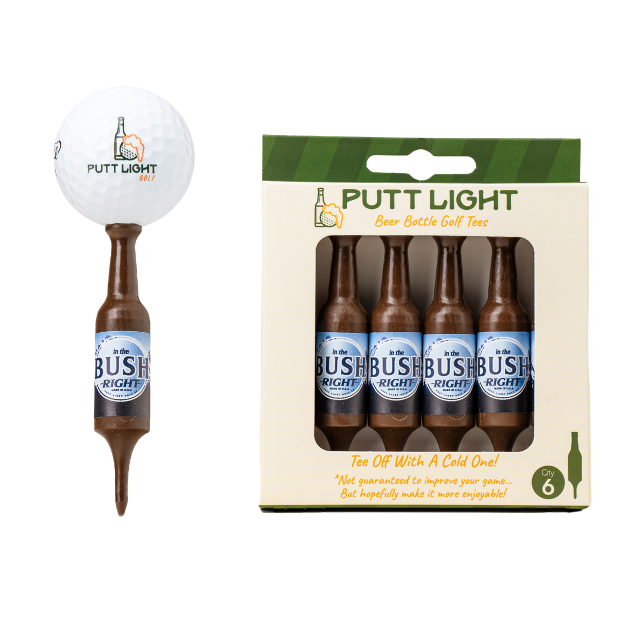 Beer Bottle Golf Tees