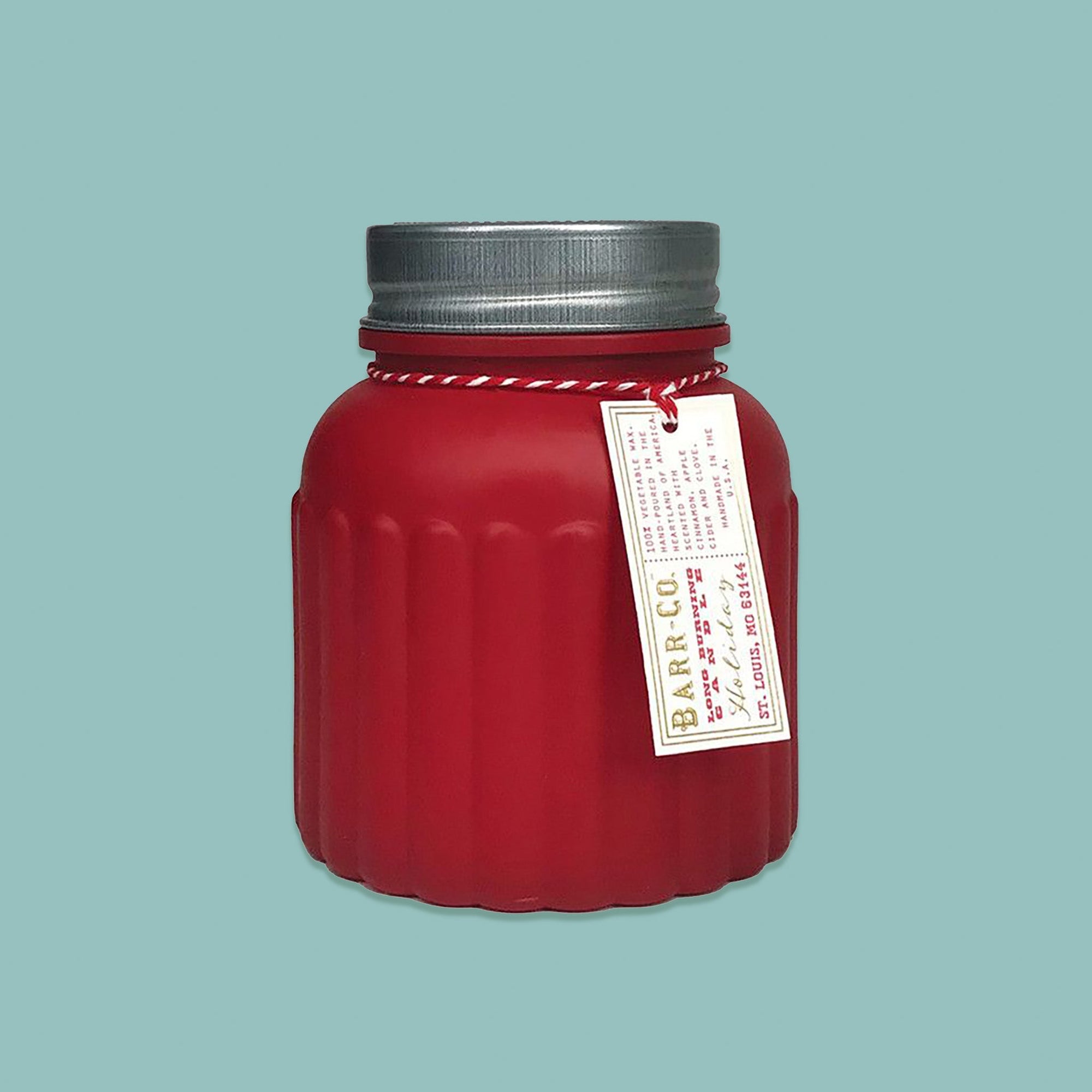 Holiday Limited Edition Red Apothecary Glass Candle