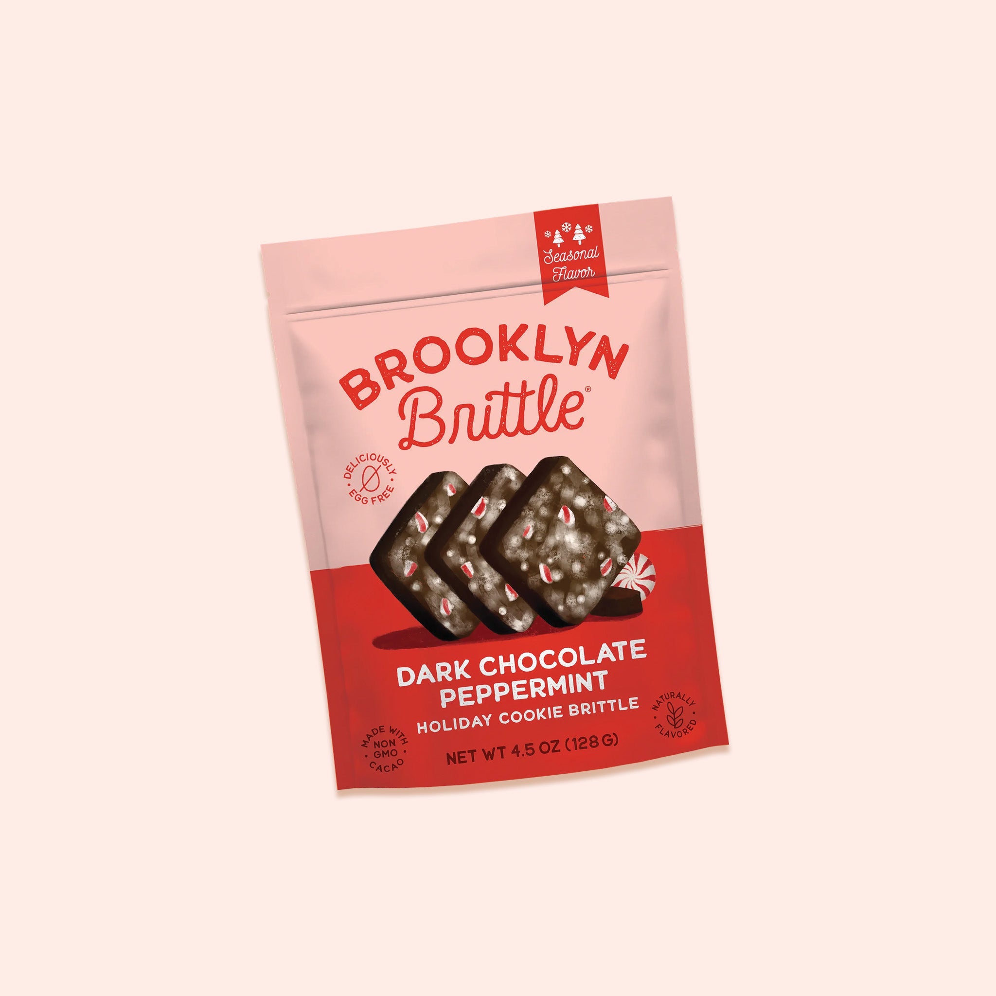 Dark Chocolate Peppermint Holiday Cookie Brittle