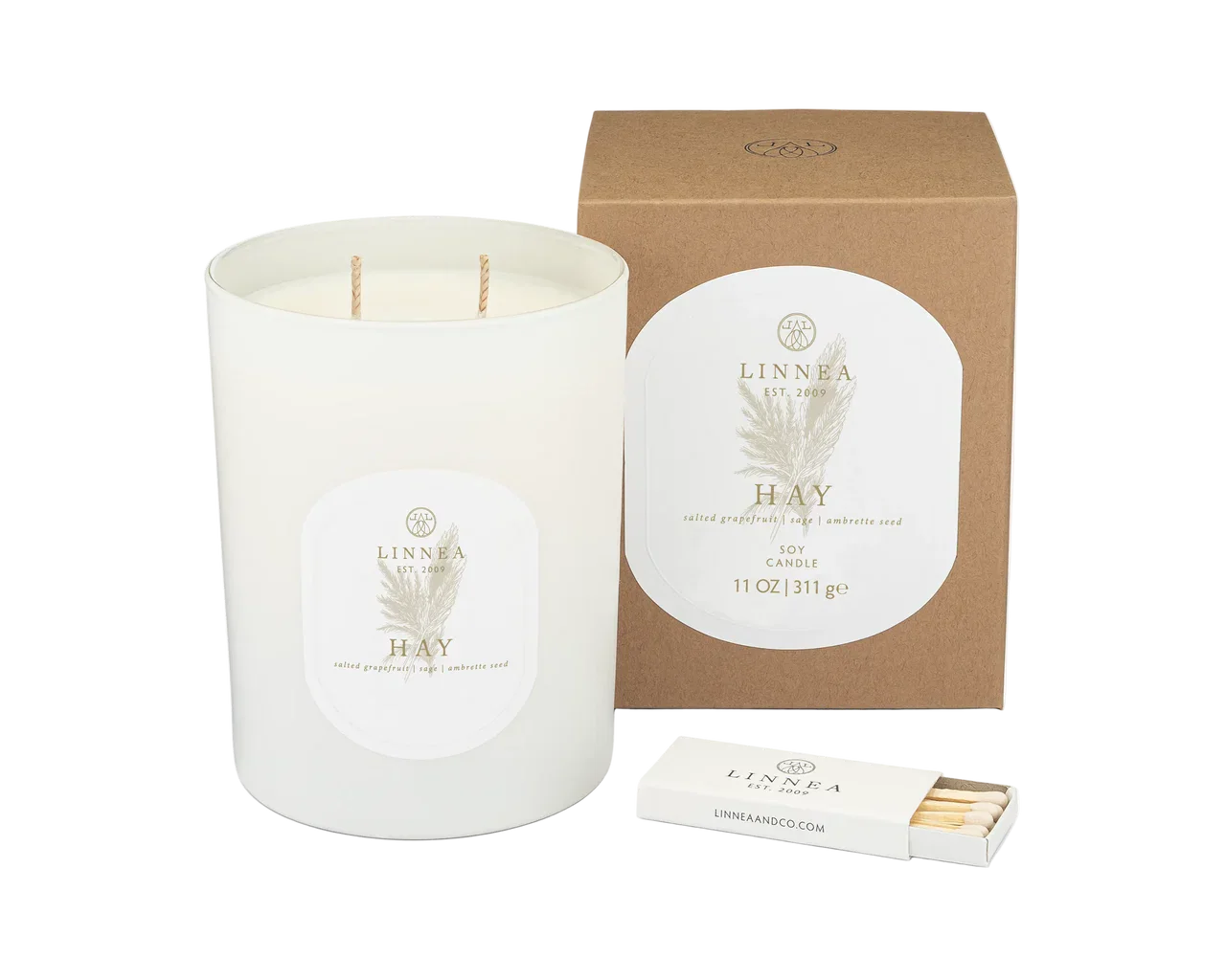 Hay Linnea Candle